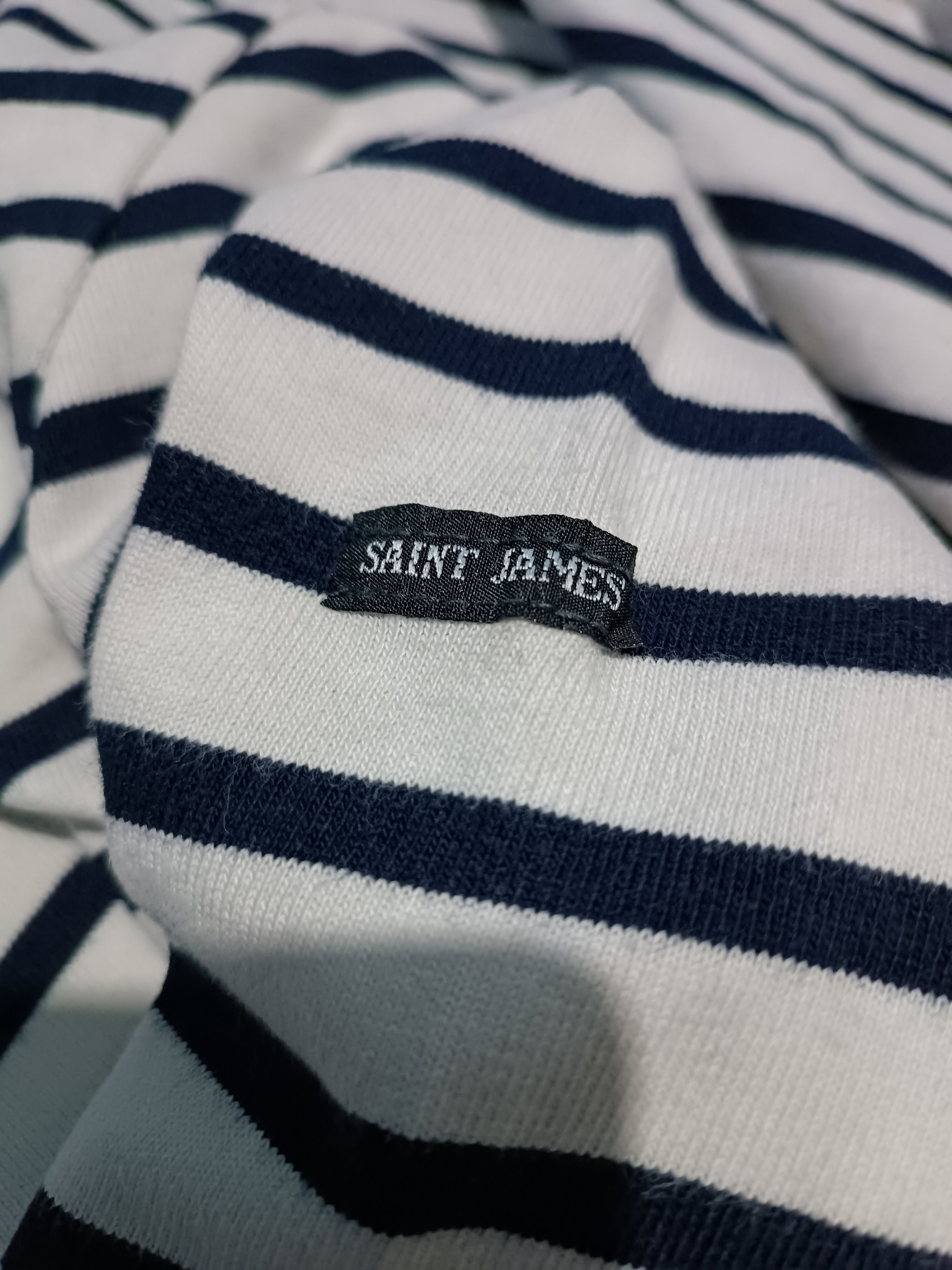 Saint James Saint James L'atelier Long Sleeve Striped Sailor T-shirt Size US M / EU 48-50 / 2 - 6 Thumbnail