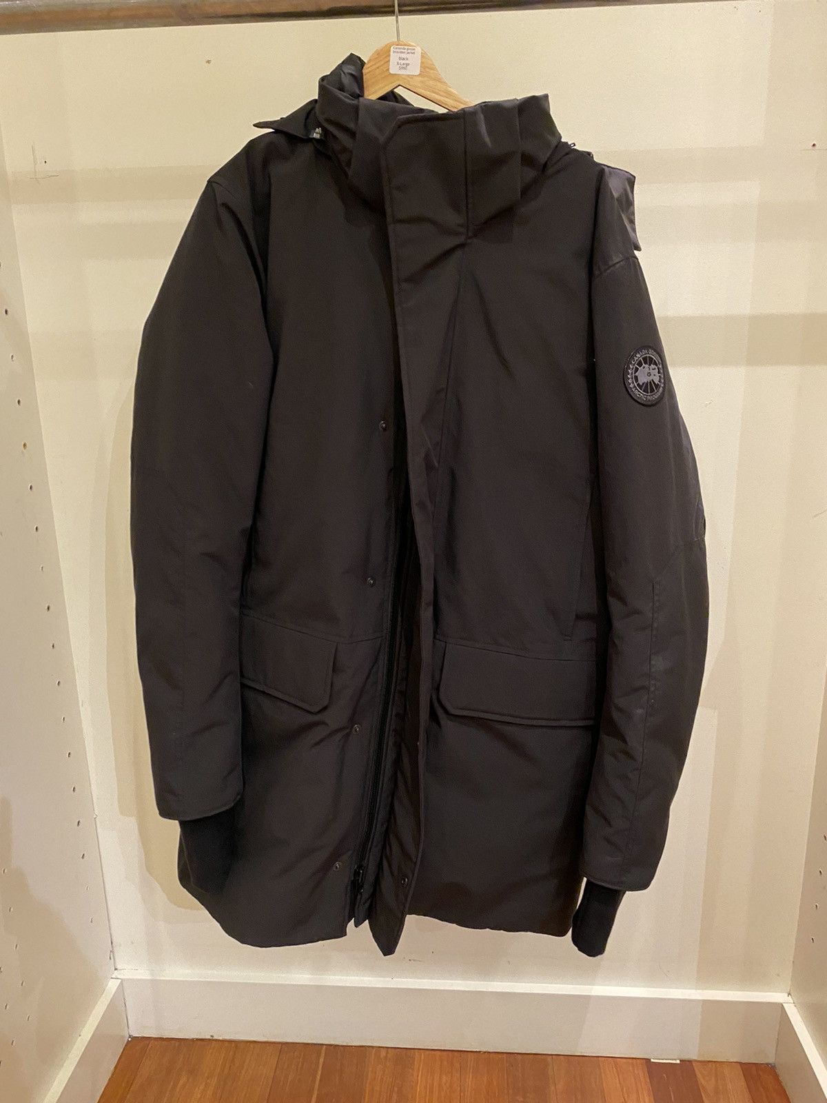 image of Canada Goose Brockton Jacket in Black, Men's (Size XL)