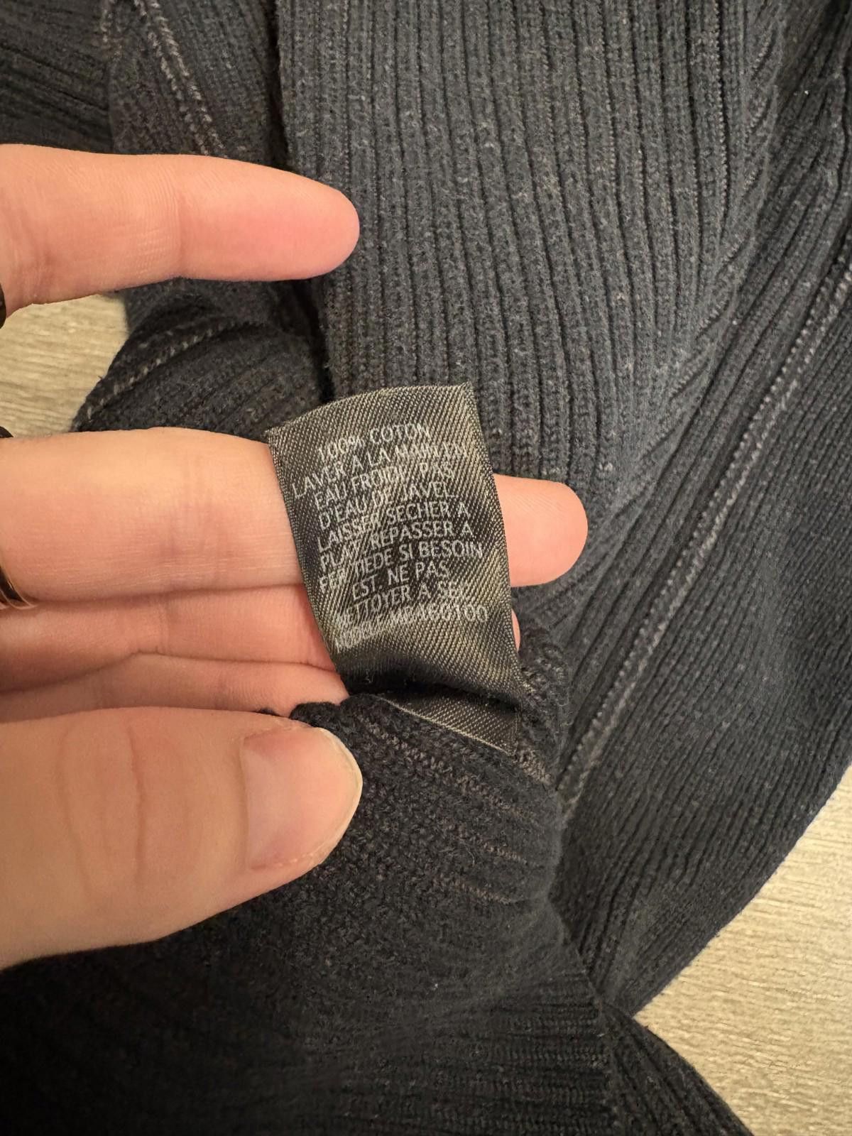 Guess Guess Men's Gray Ribbed Knit Sweater, Size XL Size US XL / EU 56 / 4 - 7 Thumbnail