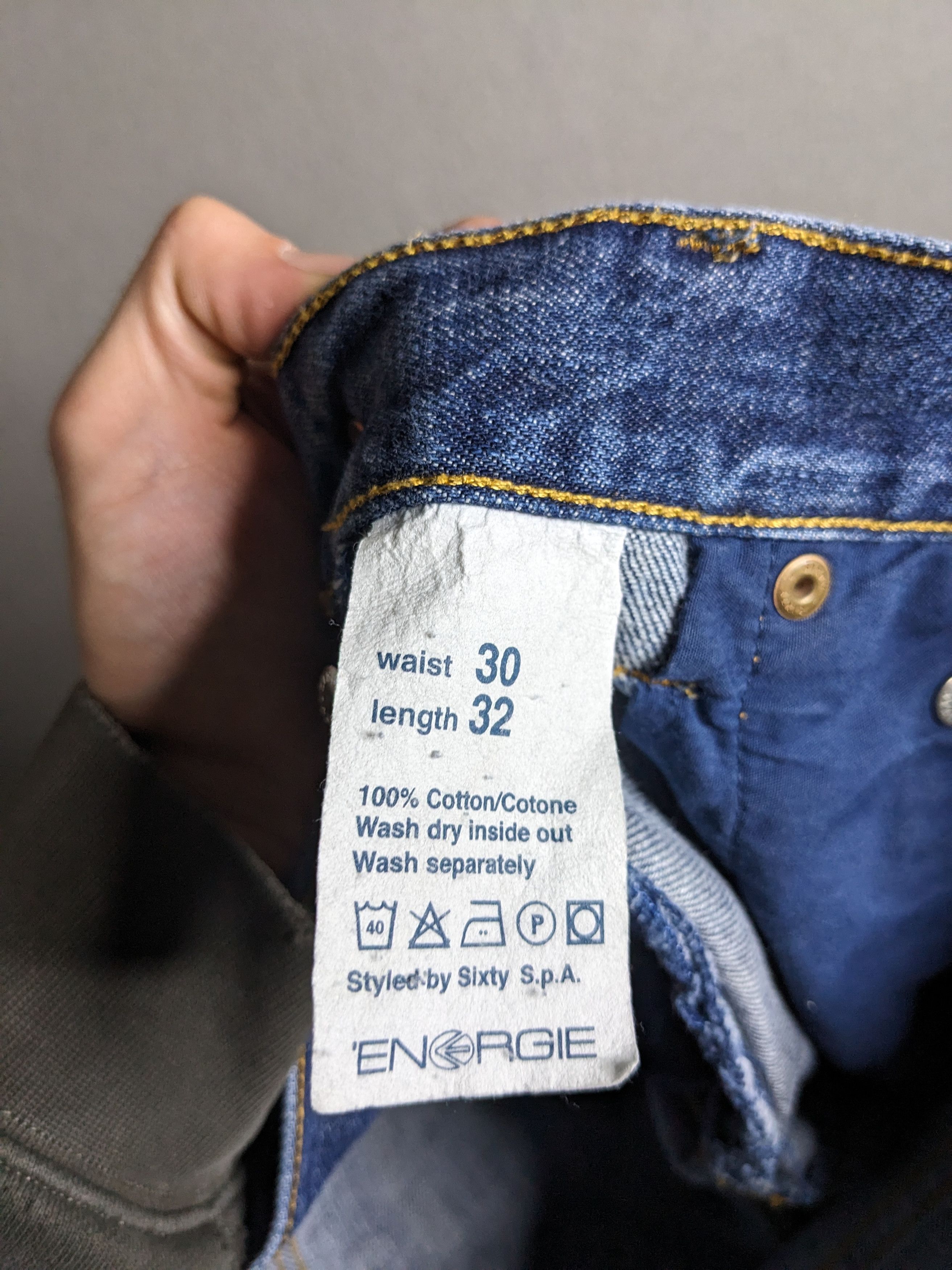 Energie VTG Energie Jeans Morris Straight 30x32 Y2K Button Fly Italy Size US 30 / EU 46 - 13 Thumbnail