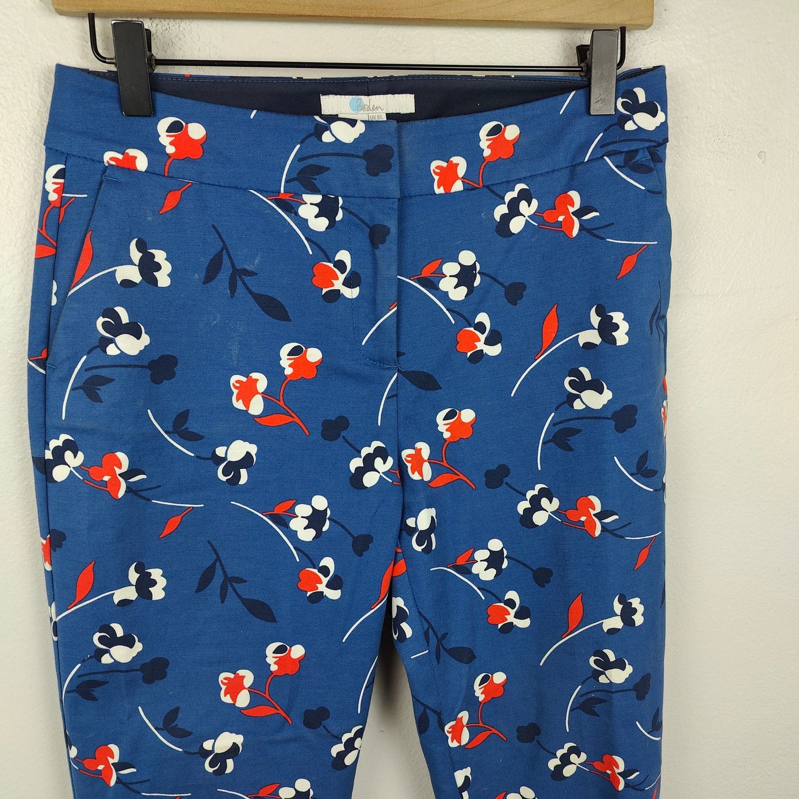 Boden Boden Richmond 7/8 Pants Womens 4L Long Length Blue Size 27" / US 4 / IT 40 - 2 Thumbnail