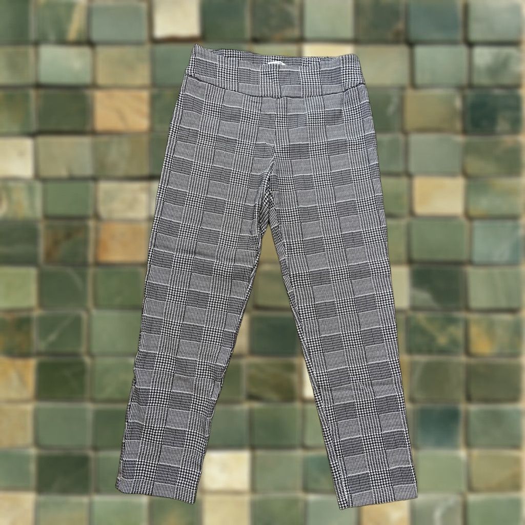 Vintage Emma & Olivia Dress Pants Women’s Regular Size 8 Gray Plaid Size 30" / US 8 / IT 44 - 1 Thumbnail