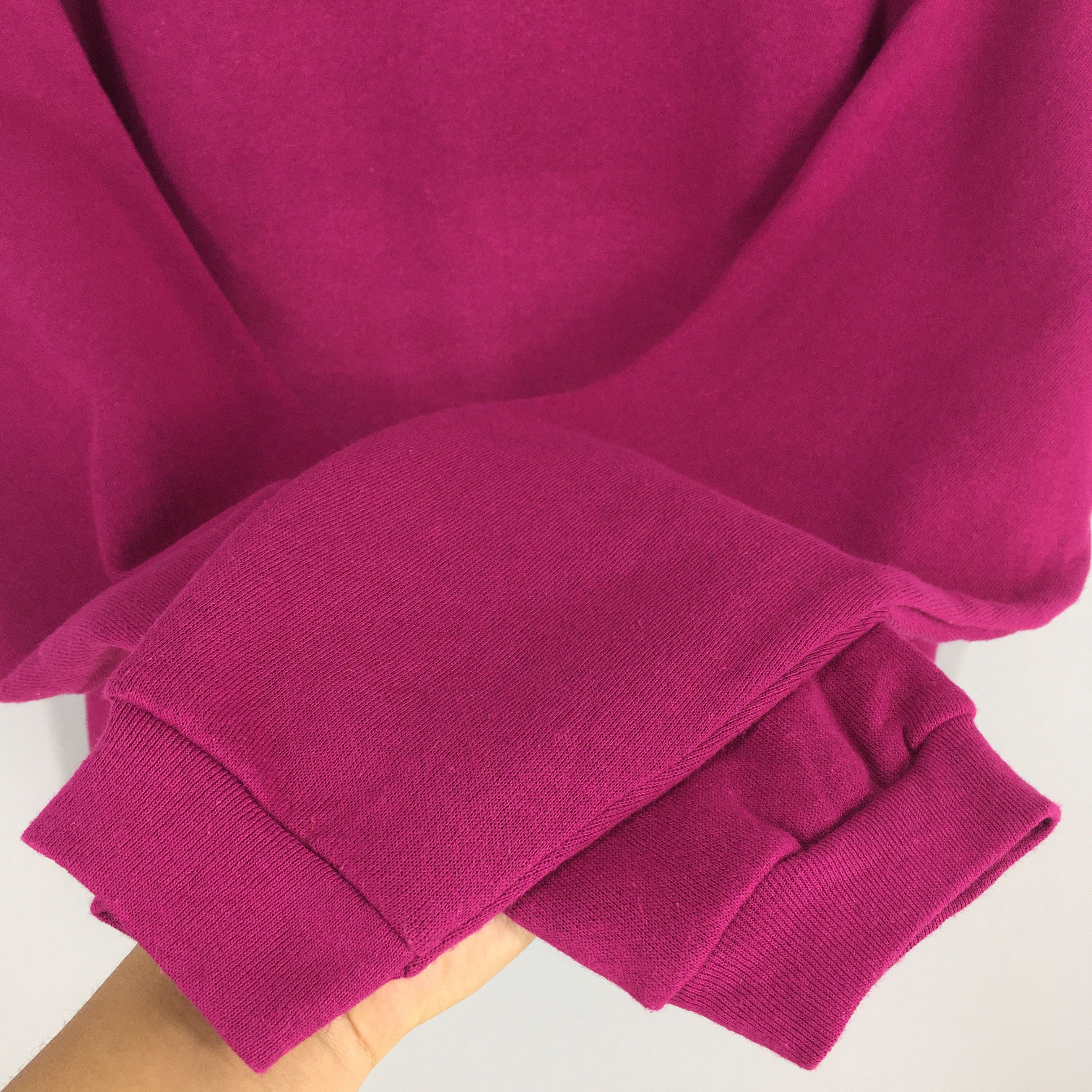 Tultex × Vintage Vintage Tultex Plain Pink Sweatshirt Large Size US L / EU 52-54 / 3 - 5 Thumbnail