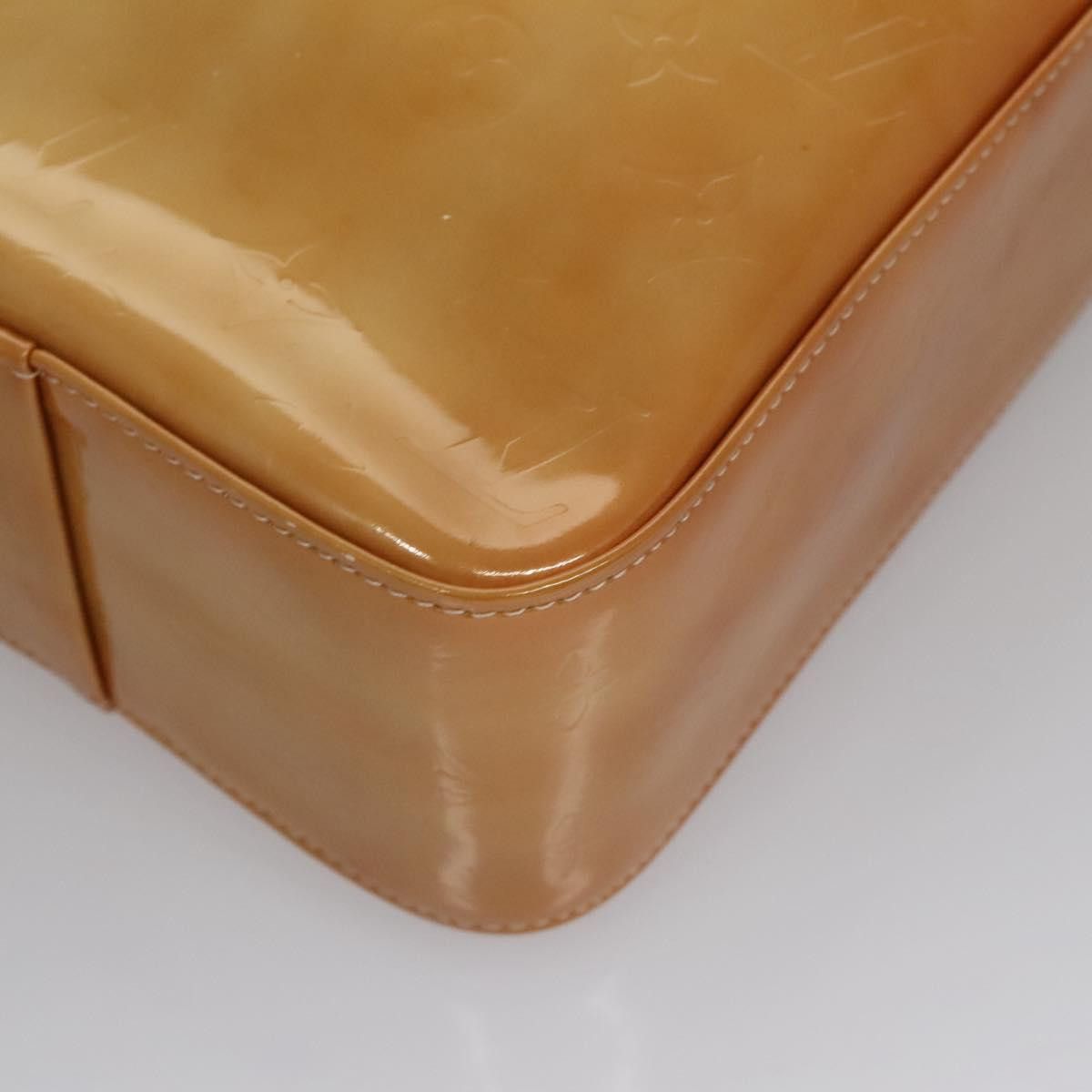 Louis Vuitton LOUIS VUITTON Monogram Vernis Columbus Tote Bag Beige M91023 Size ONE SIZE - 15 Thumbnail