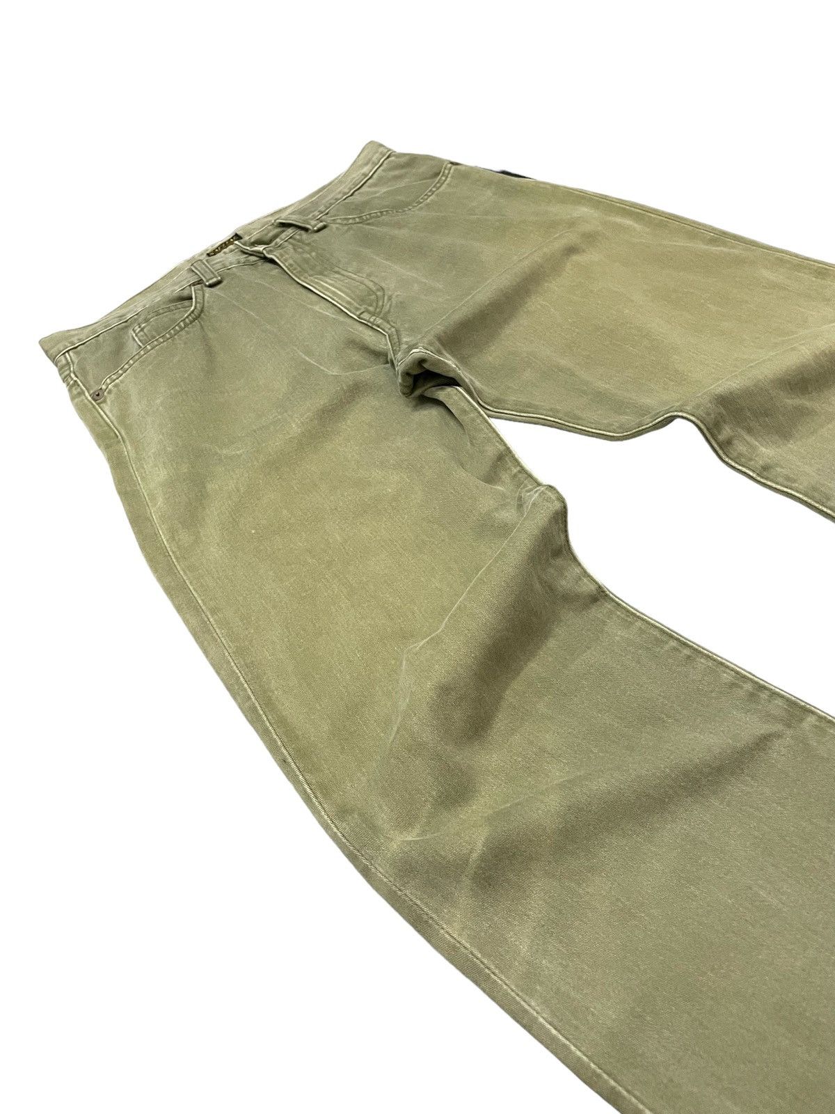 Kapital × Kapital Kountry Vintage Kapital CBD Hemp Green Faded Wash Pants Size US 29 - 6 Thumbnail