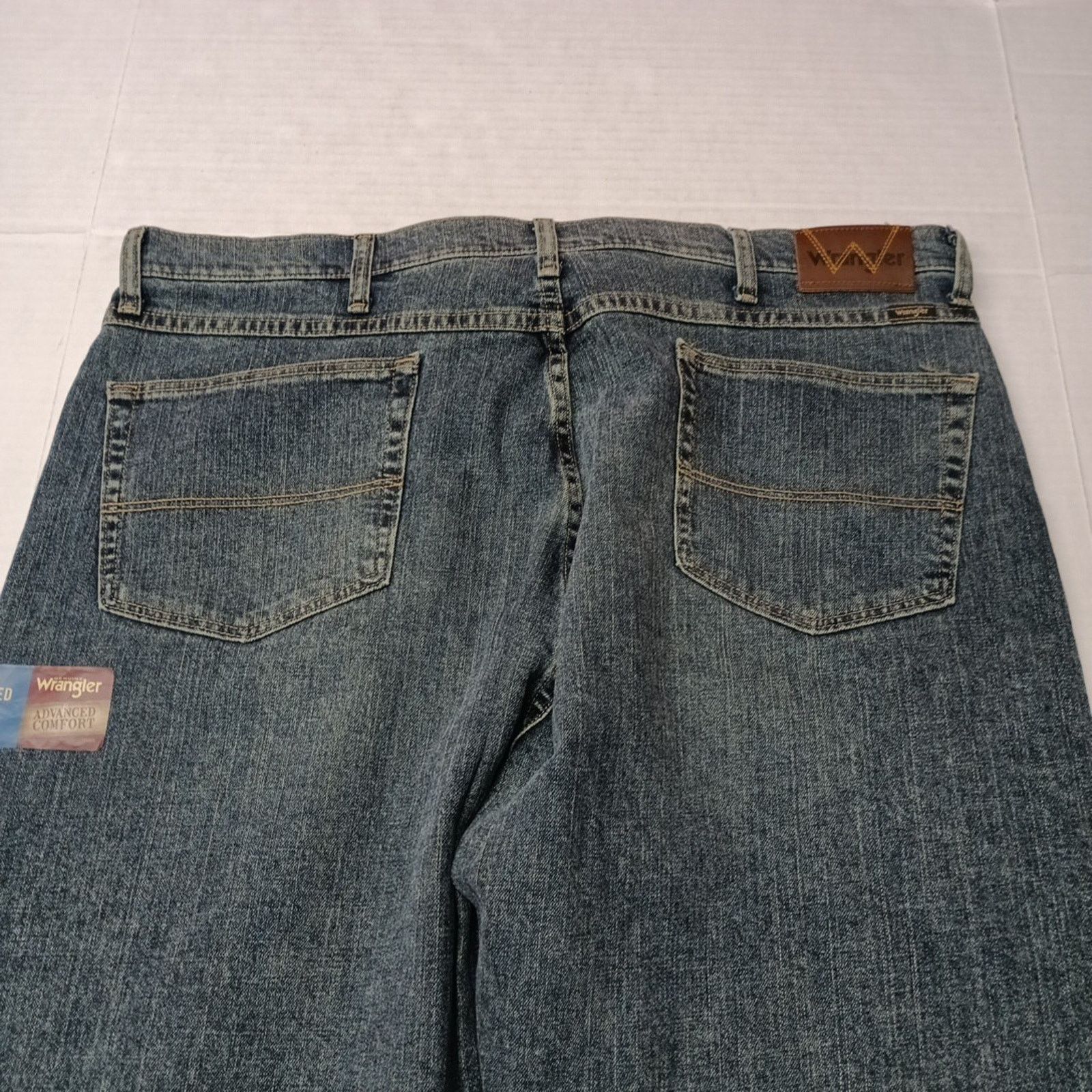 Wrangler Wrangler Advanced Relaxed Fit Jeans Men's Size 42x30 Blue Size US 42 / EU 58 - 7 Thumbnail