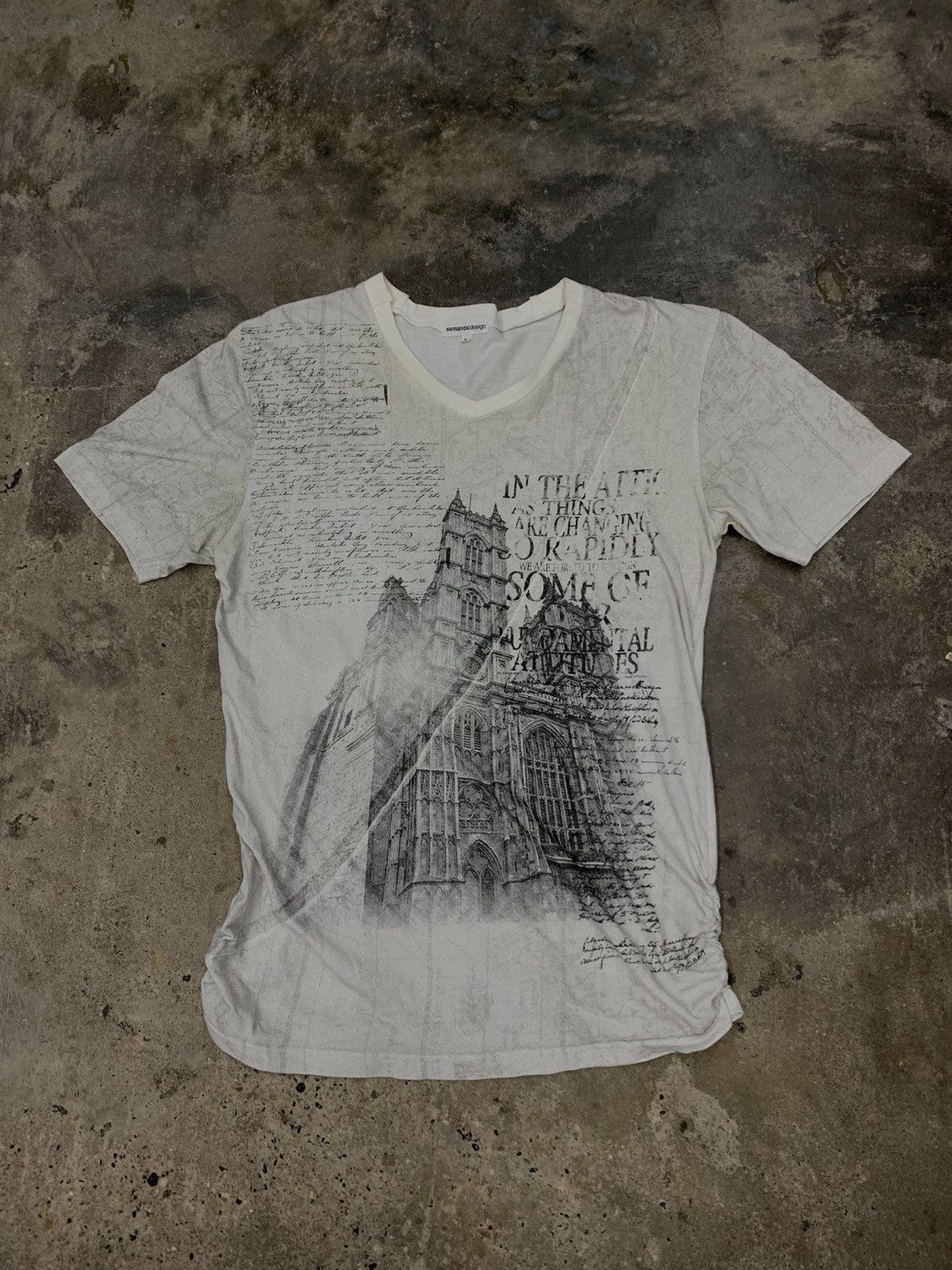 Japanese Brand Japanese brand Semantic poem t-shirt Size US L / EU 52-54 / 3 - 2 Thumbnail