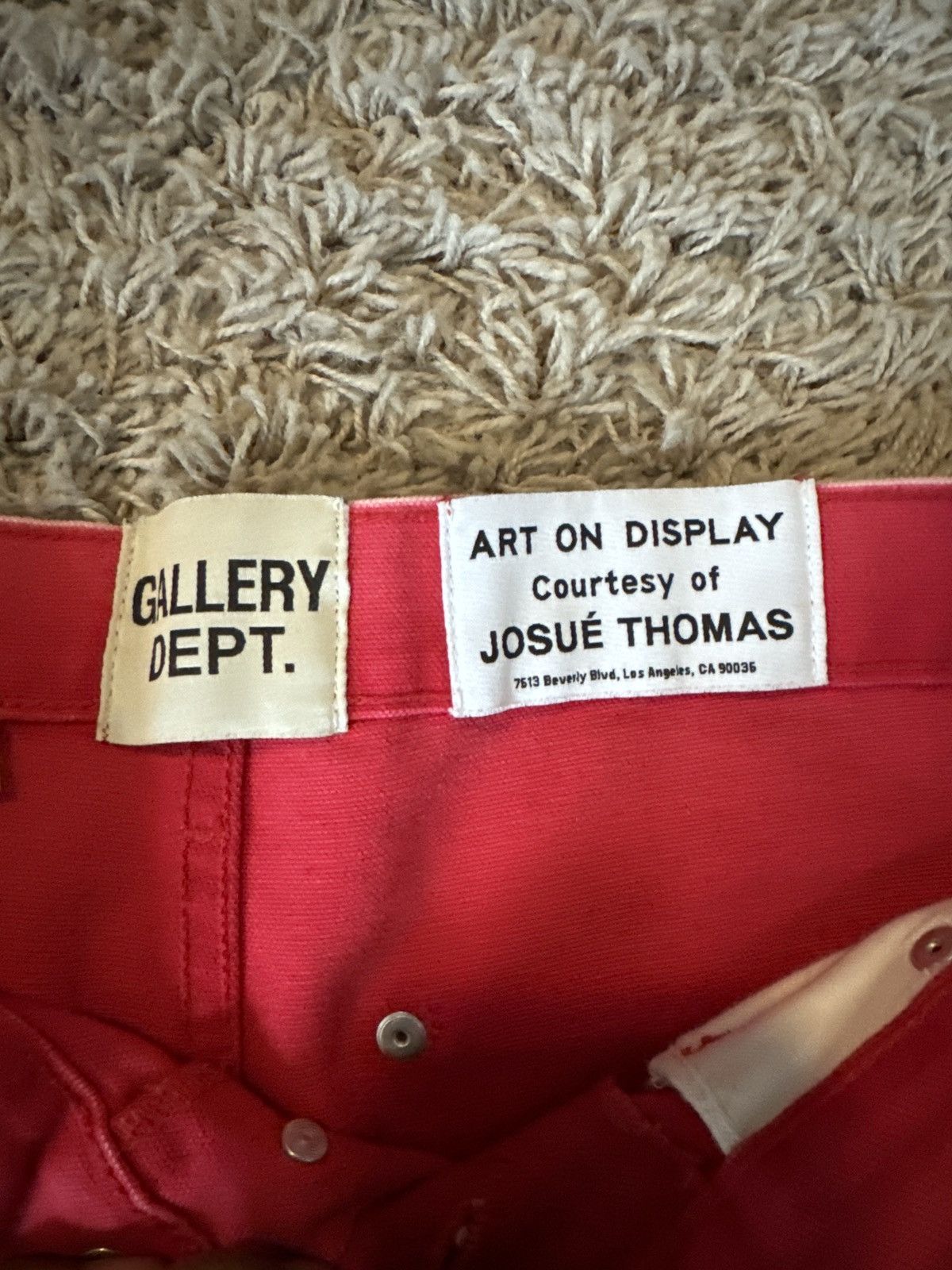 Gallery Dept. Red Wide leg gallery department jeans Size US 29 - 11 Thumbnail