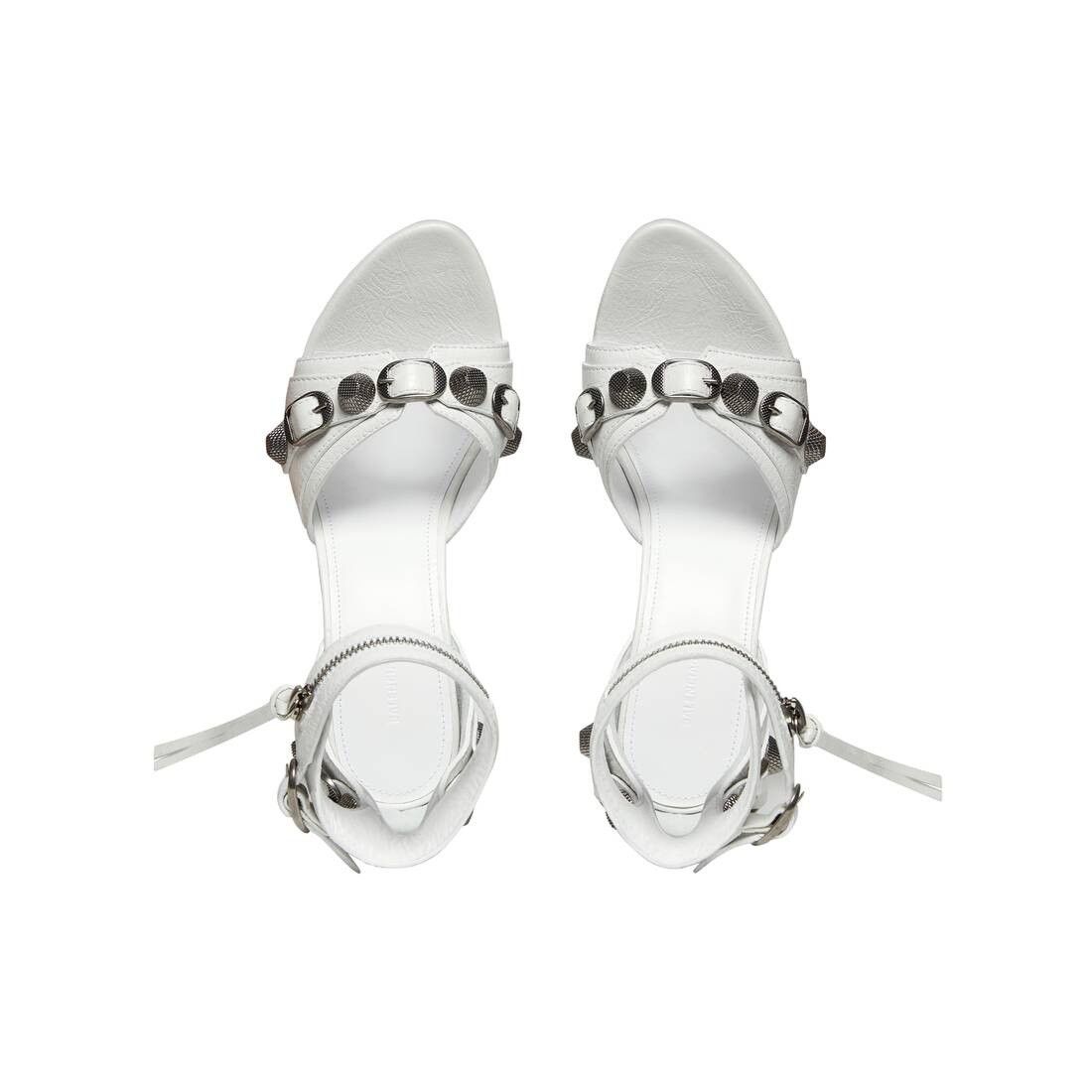 o1w1db10625 Cagole 110mm Sandals in White