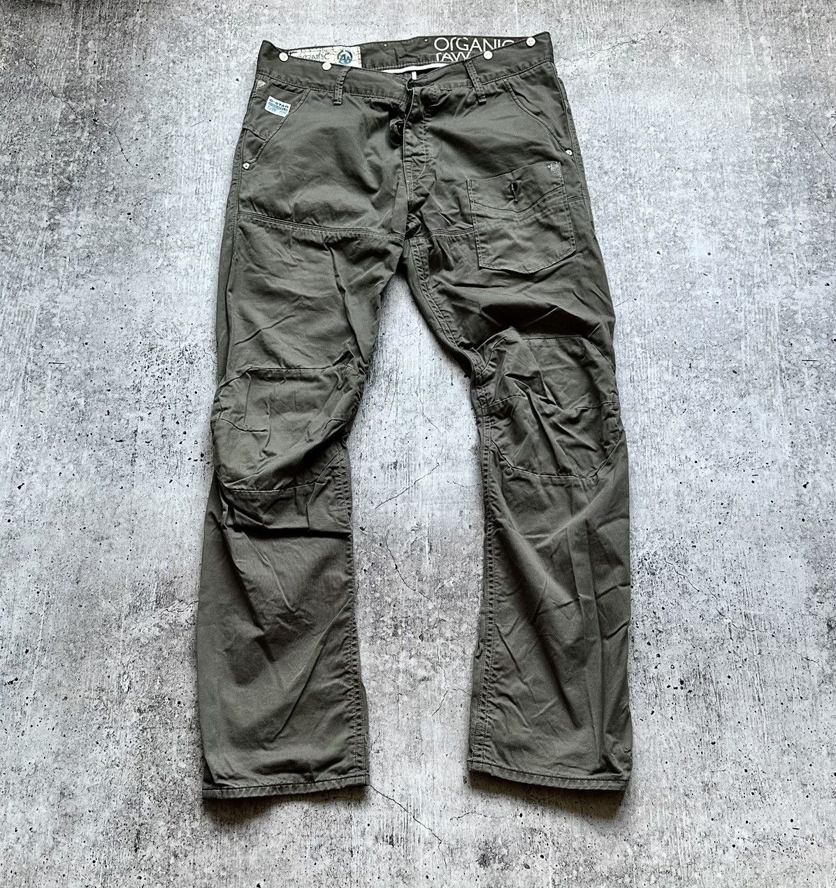 G-Star G star Raw Organic Cargo Style Vintage Casual Pants Size US 33 - 1 Thumbnail