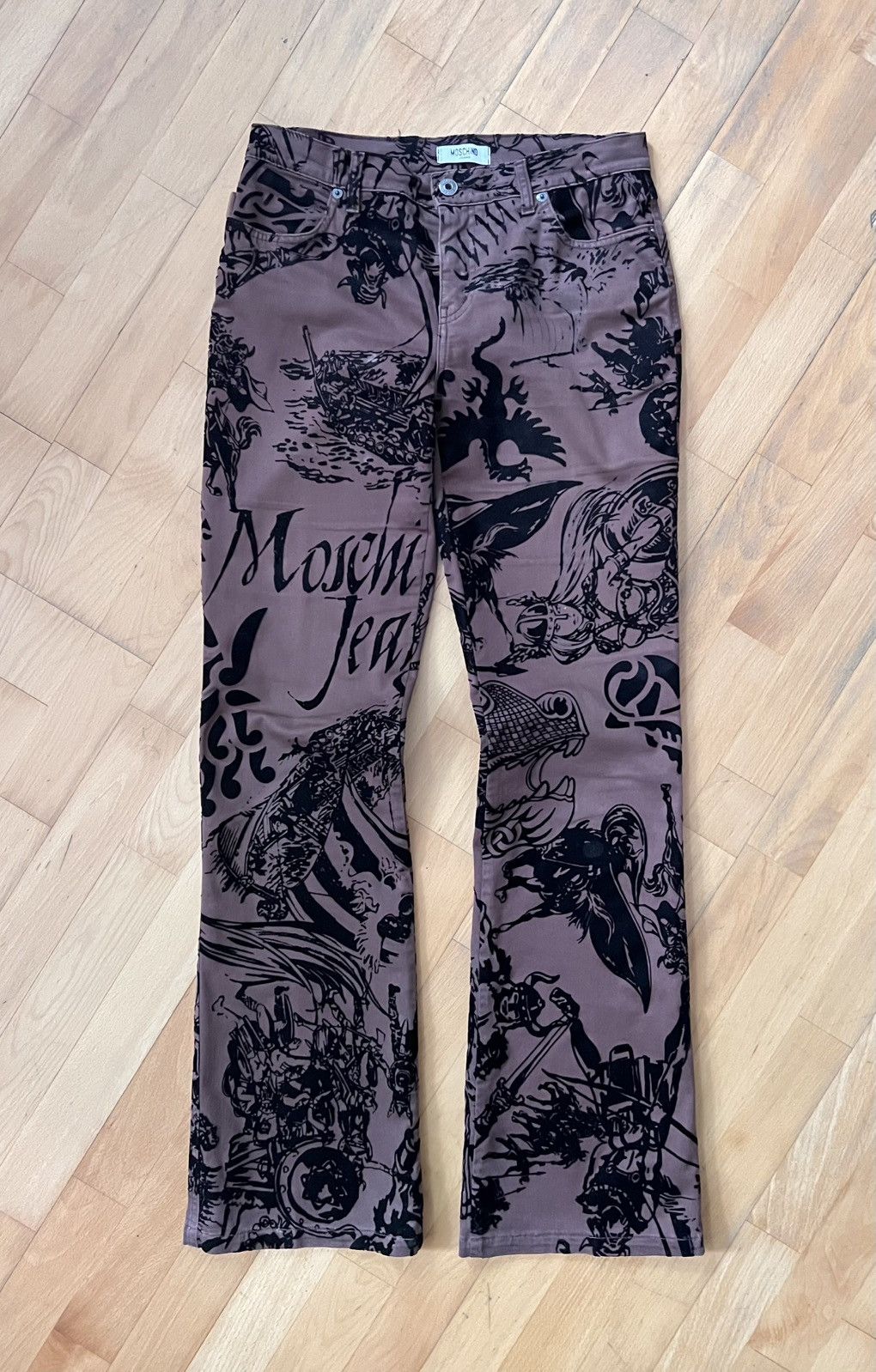 Moschino Moschino viking jeans Size 29" - 1 Thumbnail