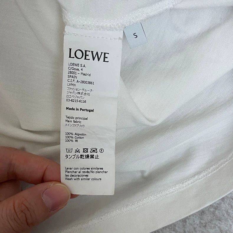 Loewe LOEWE White totem print behind the big Logo short sleeve T Size S / US 4 / IT 40 - 5 Thumbnail