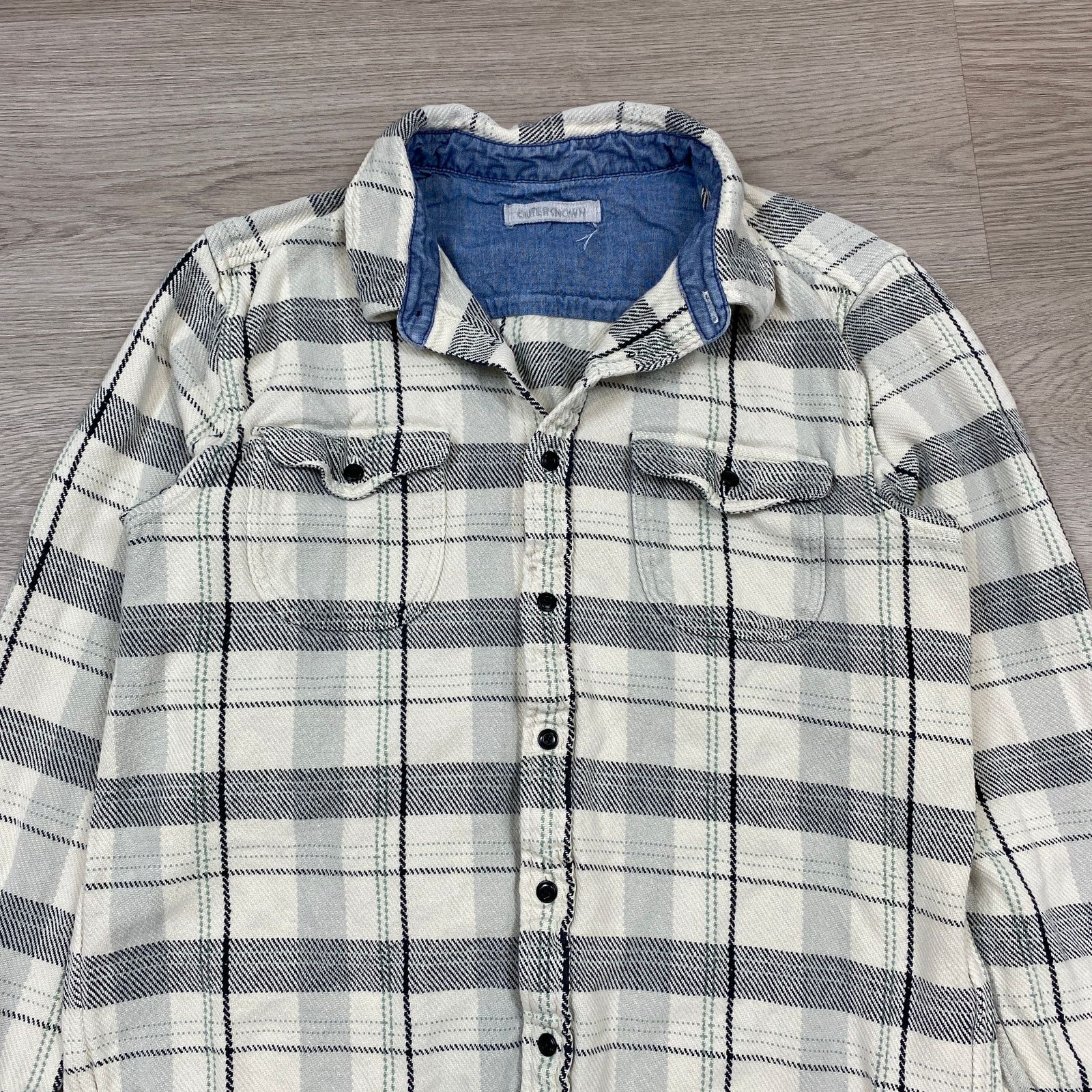 Outerknown Outerknown Blanket Shirt Jacket Men's Large Flannel Shacket Size US L / EU 52-54 / 3 - 2 Thumbnail