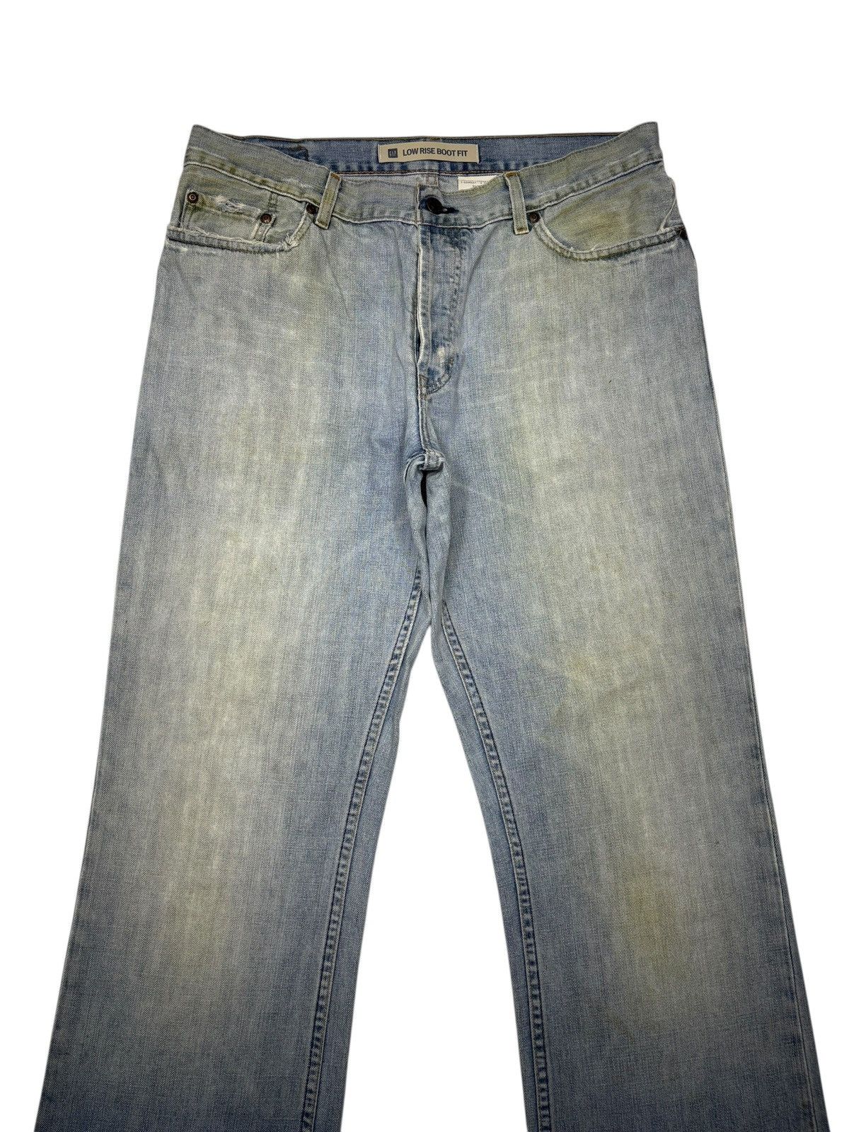 If Six Was Nine FLARE JEANS BAGGY RUSTY GAP BLUE WASH DENIM JEANS Size US 37 - 5 Thumbnail