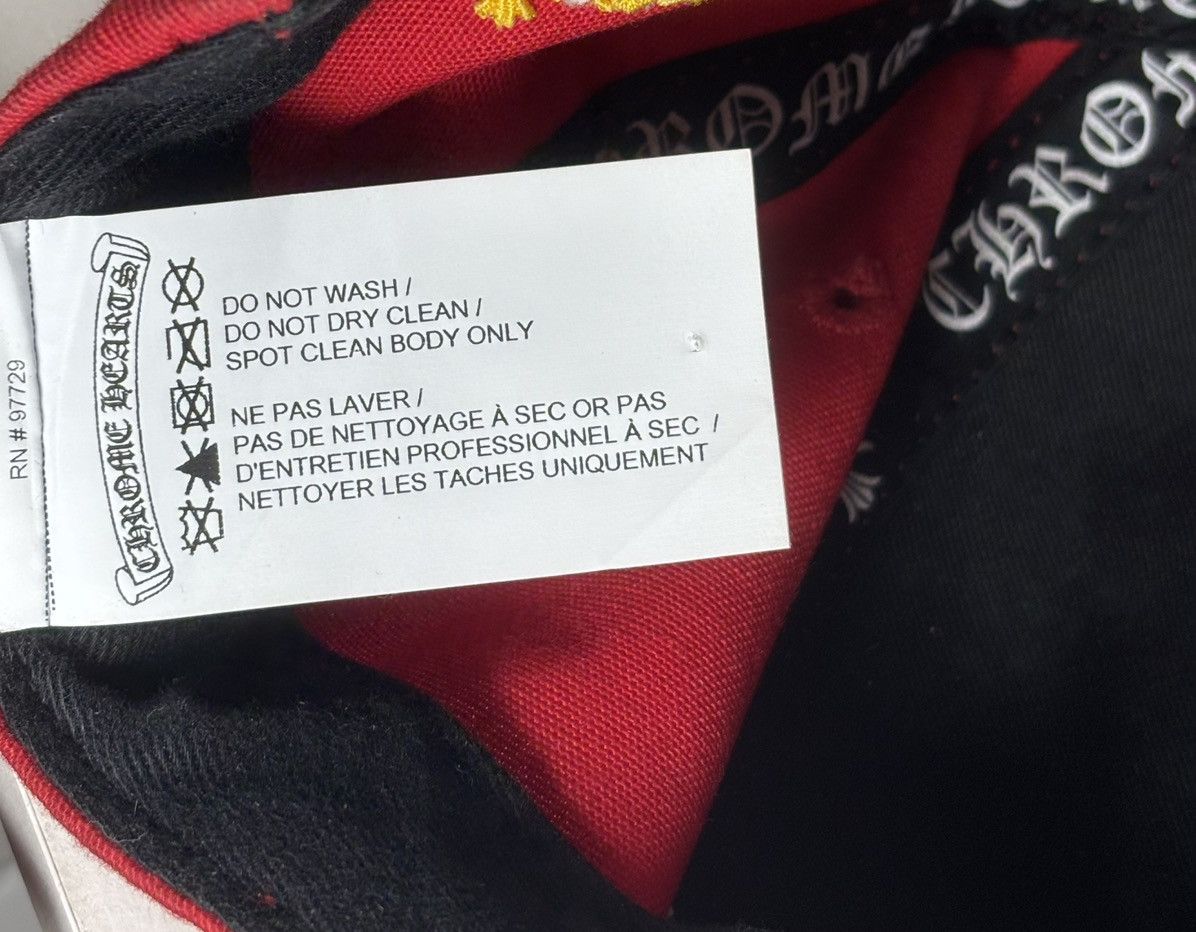 Chrome Hearts CHROME HEARTS BASEBALL HAT ‘RED/YELLOW’ Size ONE SIZE - 9 Thumbnail