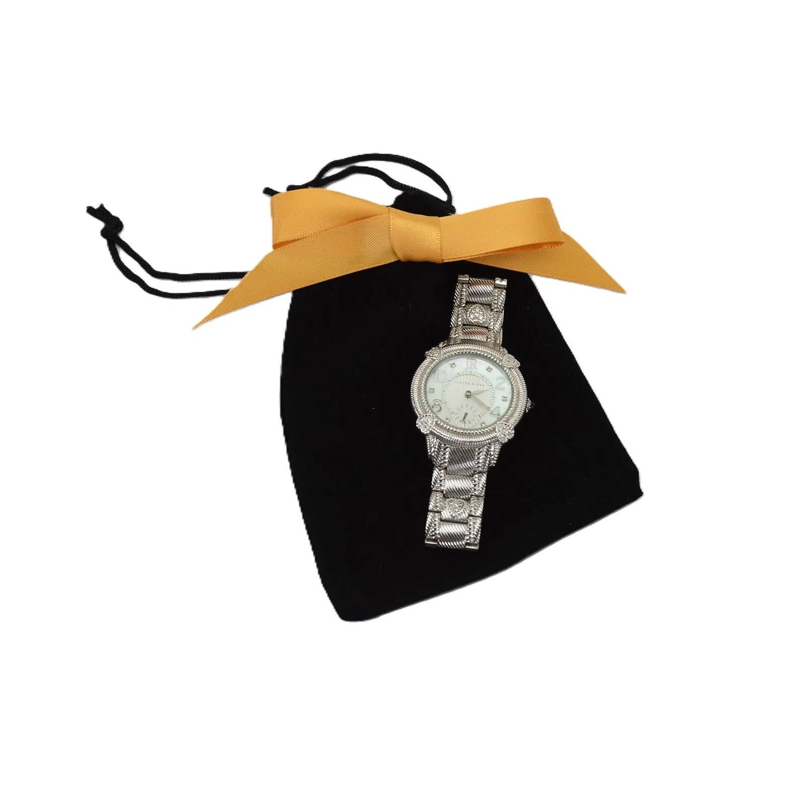 Judith Ripka Sterling Silver and Stainless Steel Swiss display picture 3