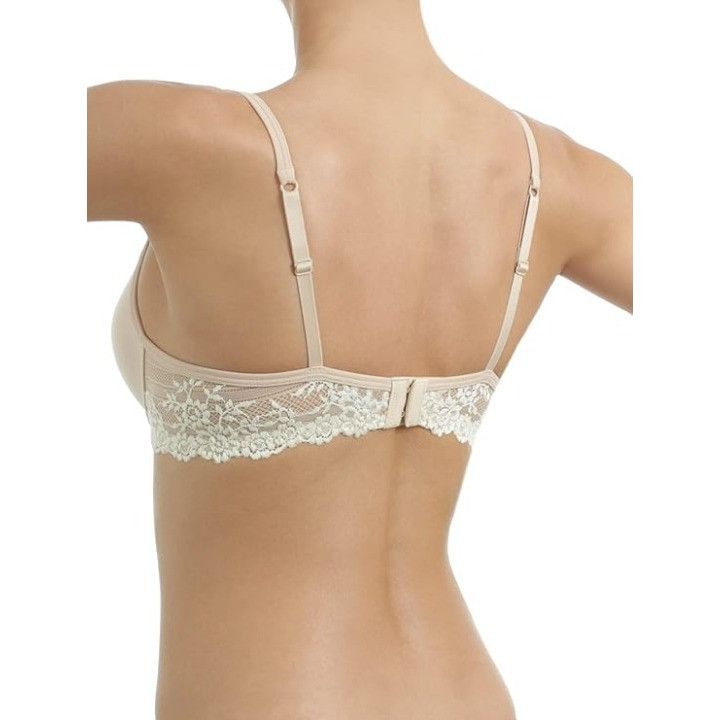 Other Wacoal Petite Embrace Lace Push-Up Bra Nude/Ivory Sz 32C/34B Size ONE SIZE - 4 Thumbnail