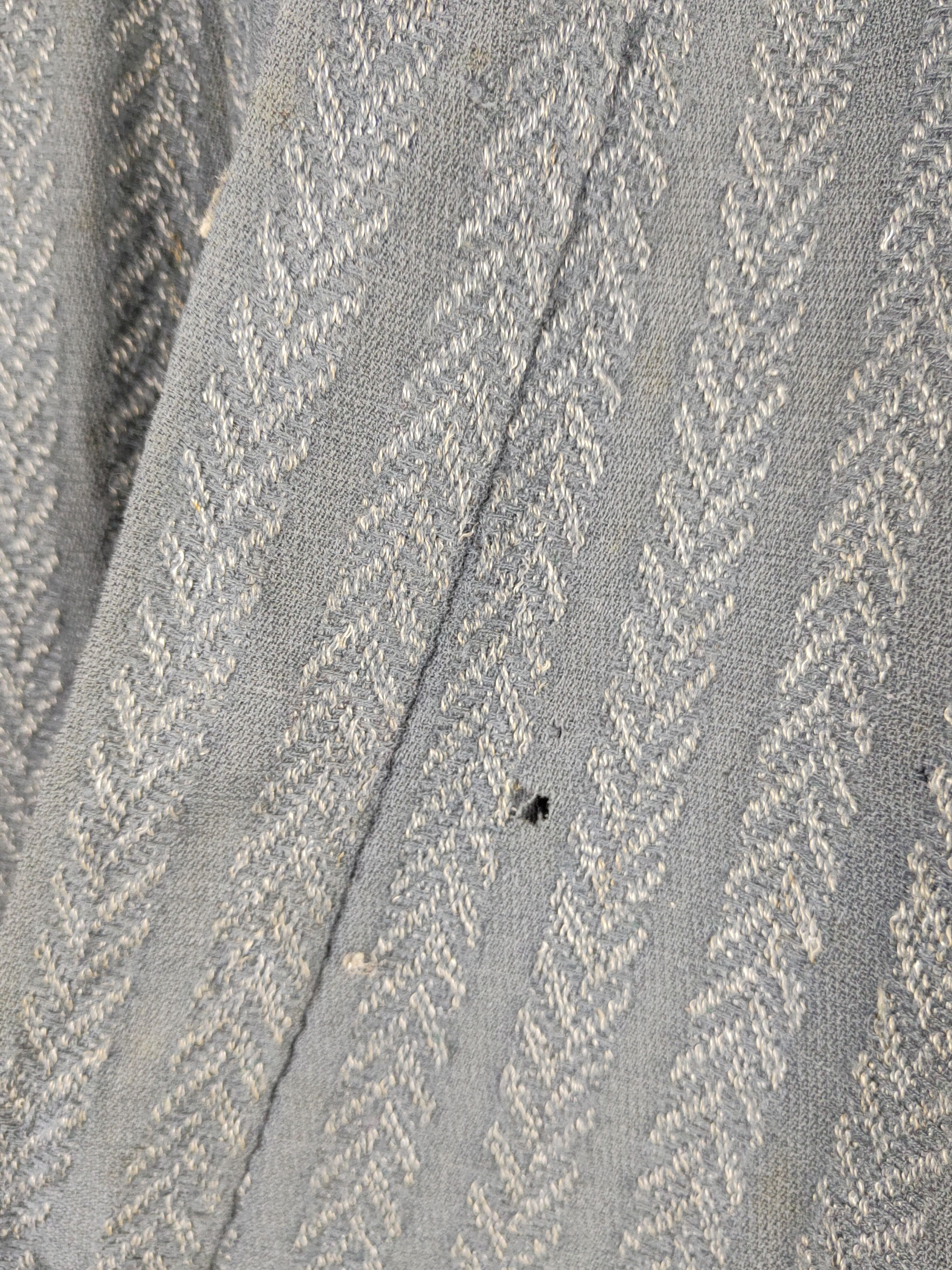 Komono Special Chiyotex vintage japan Dark Gray Kimono #S1364 Size US L / EU 52-54 / 3 - 7 Thumbnail