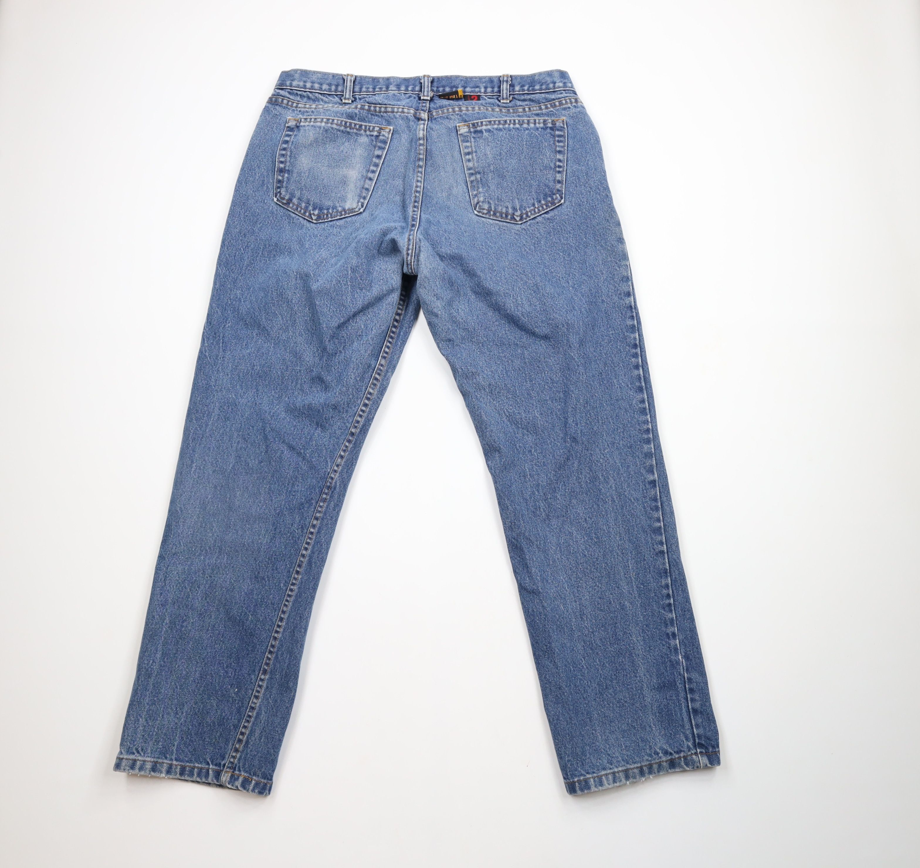 Vintage Vintage Big Bill FR HRC 2 Flame Resistant Work Jeans Blue Size US 38 / EU 54 - 11 Thumbnail