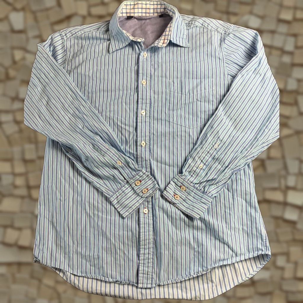 Boden Boden Shirt Mens Size L Blue White Striped Button-Down Long Sleeve Casual Regular Buy Now Size US L / EU 52-54 / 3 - 1 Thumbnail