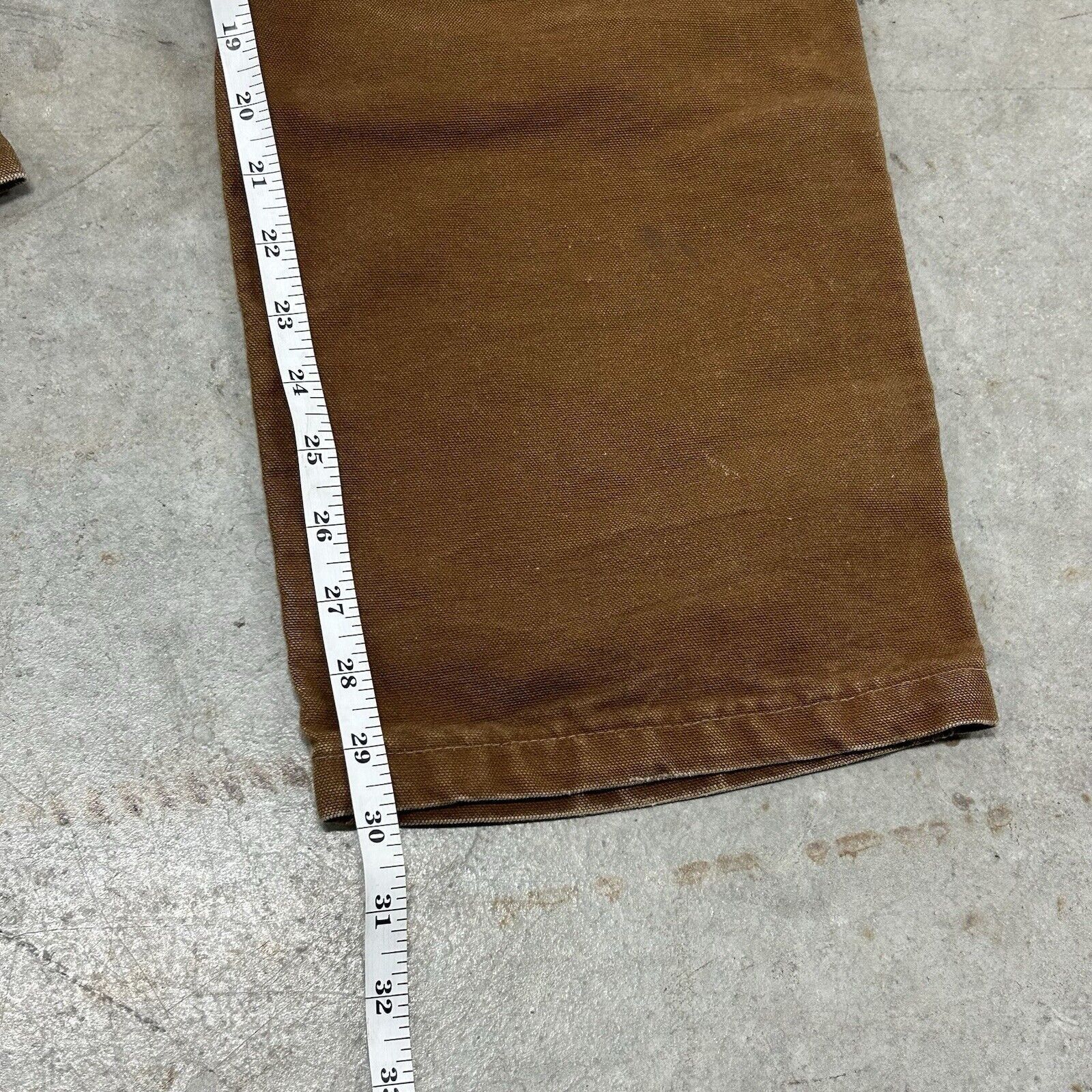 Carhartt × Vintage Vintage 50s Carhartt Double Knee Brown Canvas Pants RARE Size US 36 / EU 52 - 10 Thumbnail