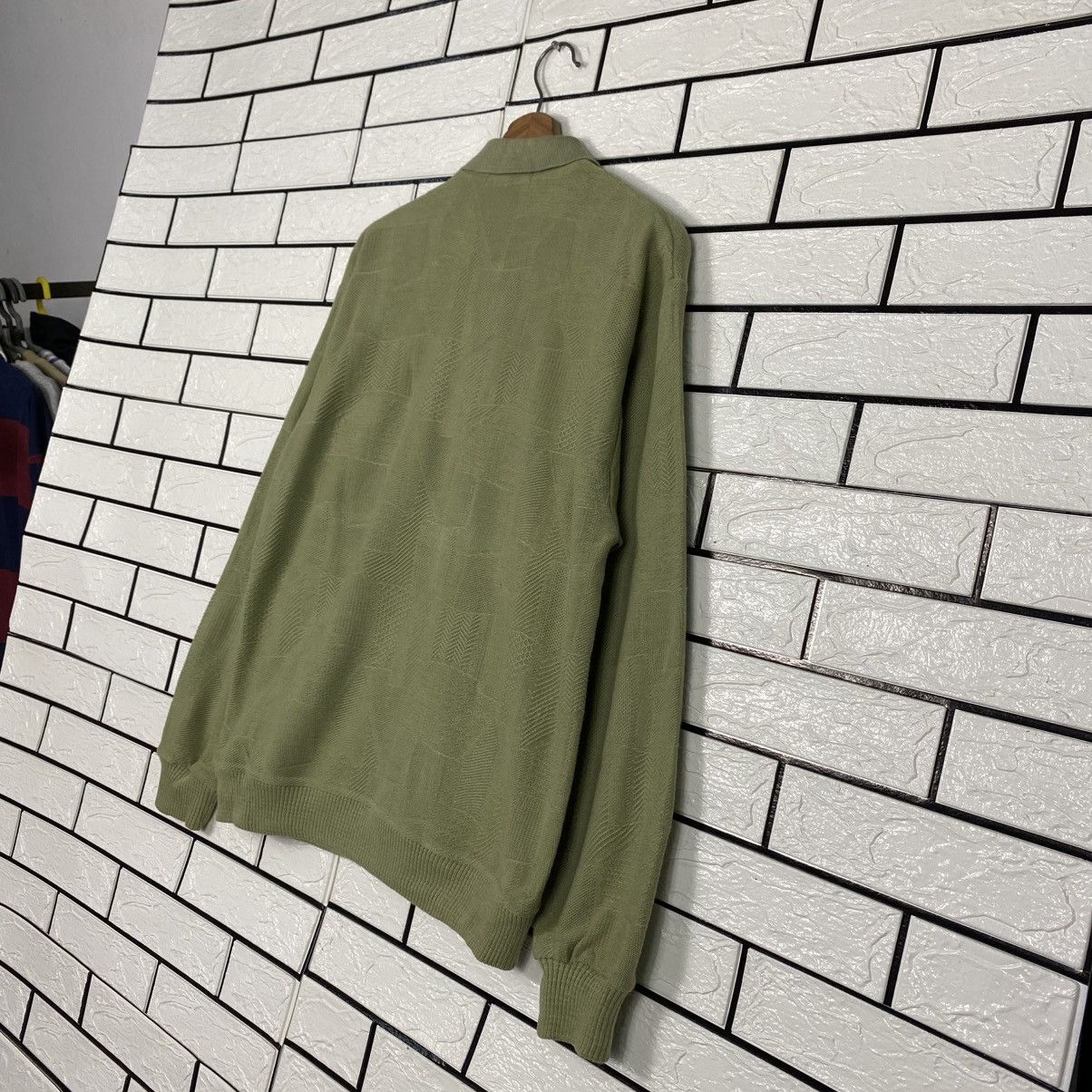 Issey Miyake 📌Vintage Collar Sweatshirt Lindbergh Big Logo Size US L / EU 52-54 / 3 - 12 Thumbnail