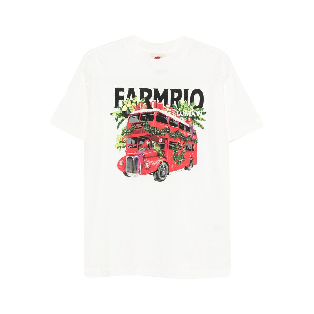 Farm Rio Farm Rio WHITE Tops - T-shirts & Jerseys Size XS / US 0-2 / IT 36-38 - 1 Thumbnail