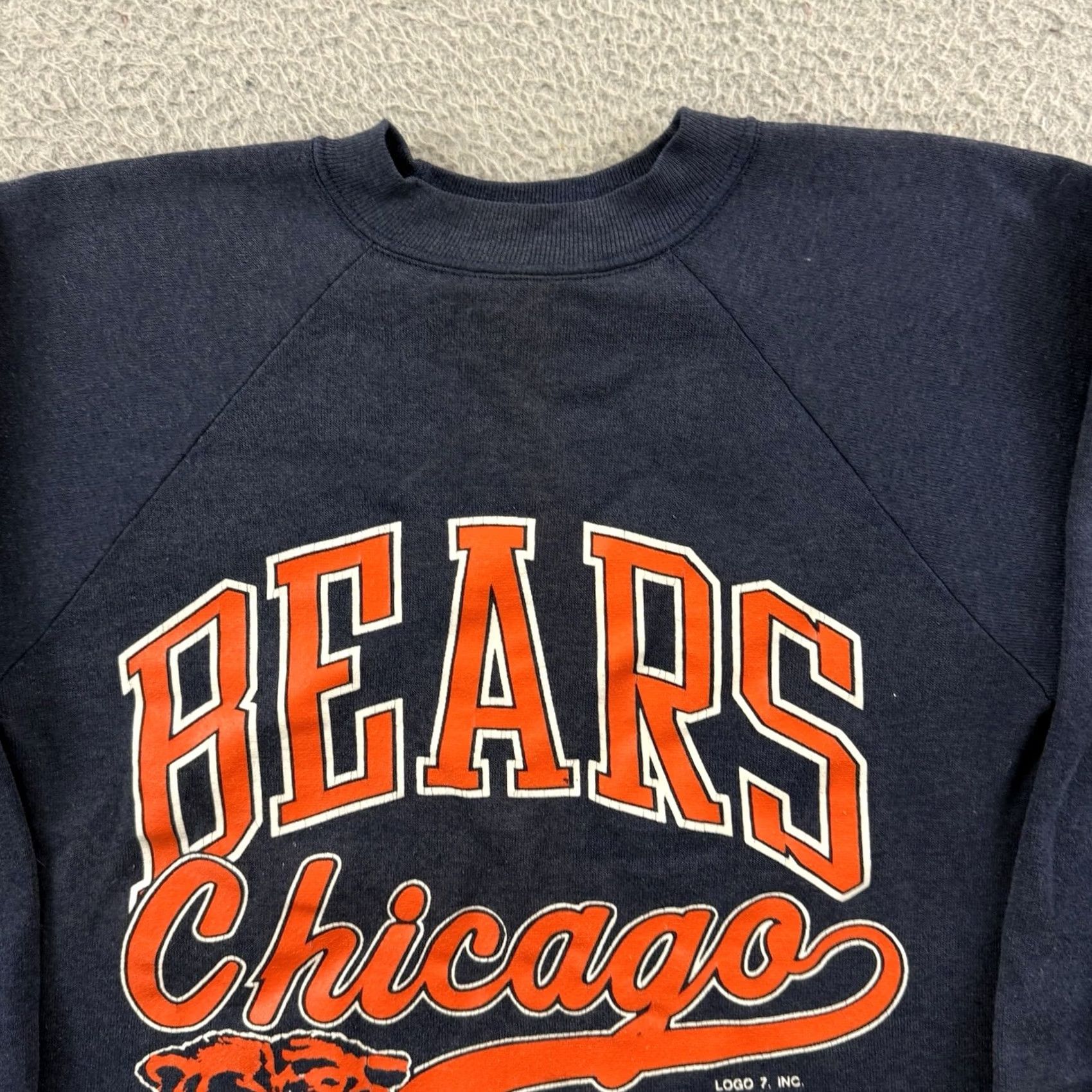 Logo 7 VINTAGE Logo 7 Sweatshirt Adult Small Blue NFL Football 80s Raglan Sport Size US S / EU 44-46 / 1 - 3 Thumbnail