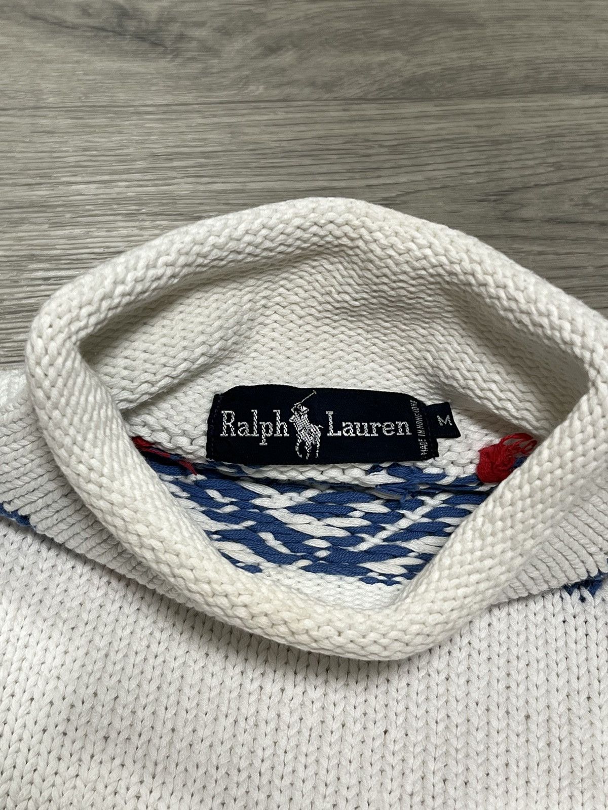 Polo Ralph Lauren × RRL Ralph Lauren × Vintage Polo Ralph Lauren knit Chunky vintage sweater Size US M / EU 48-50 / 2 - 5 Thumbnail