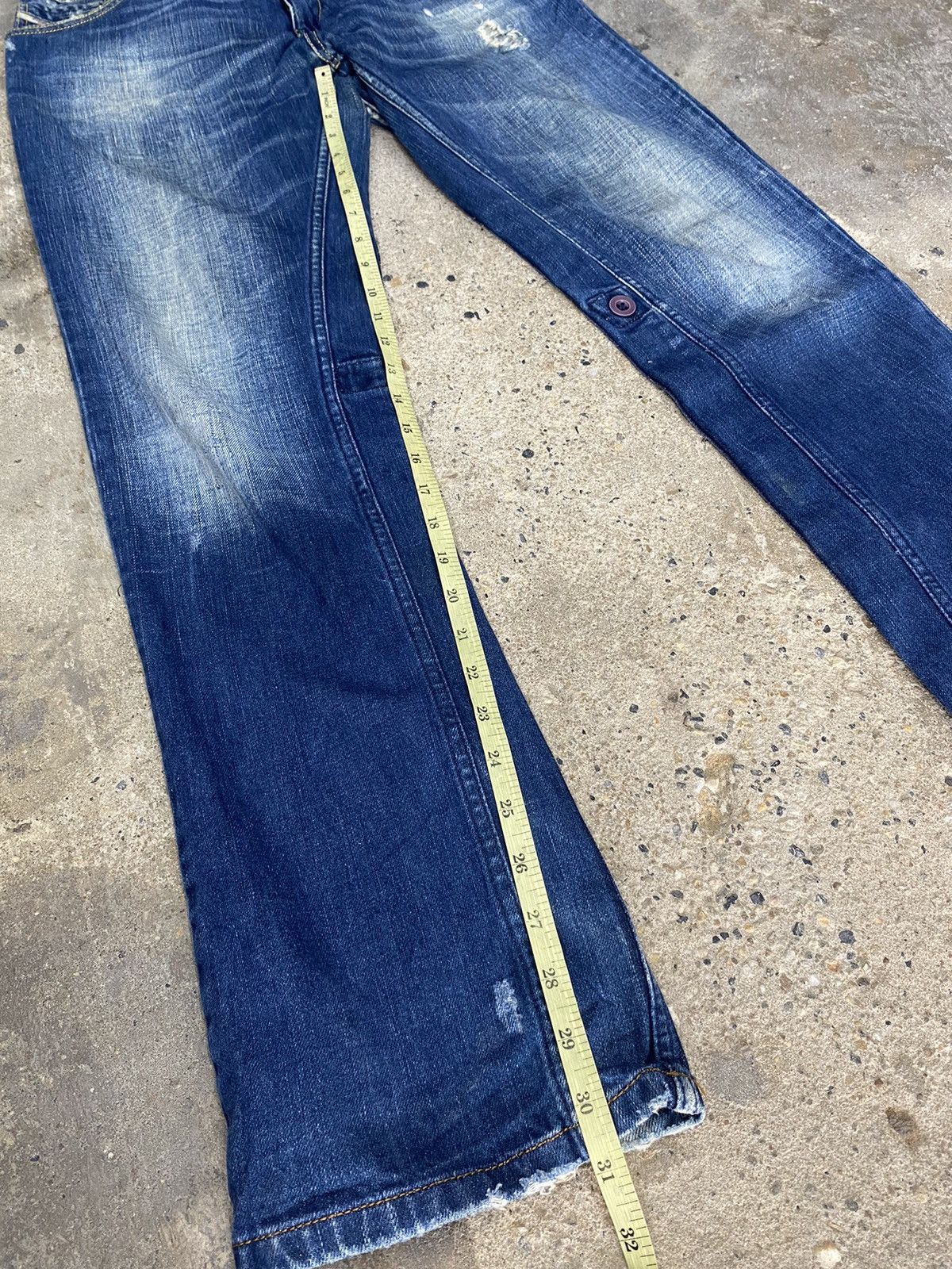 Diesel × Japanese Brand × Vintage Diesel industries blue jeans wash japanese brand Size US 28 / EU 44 - 15 Thumbnail