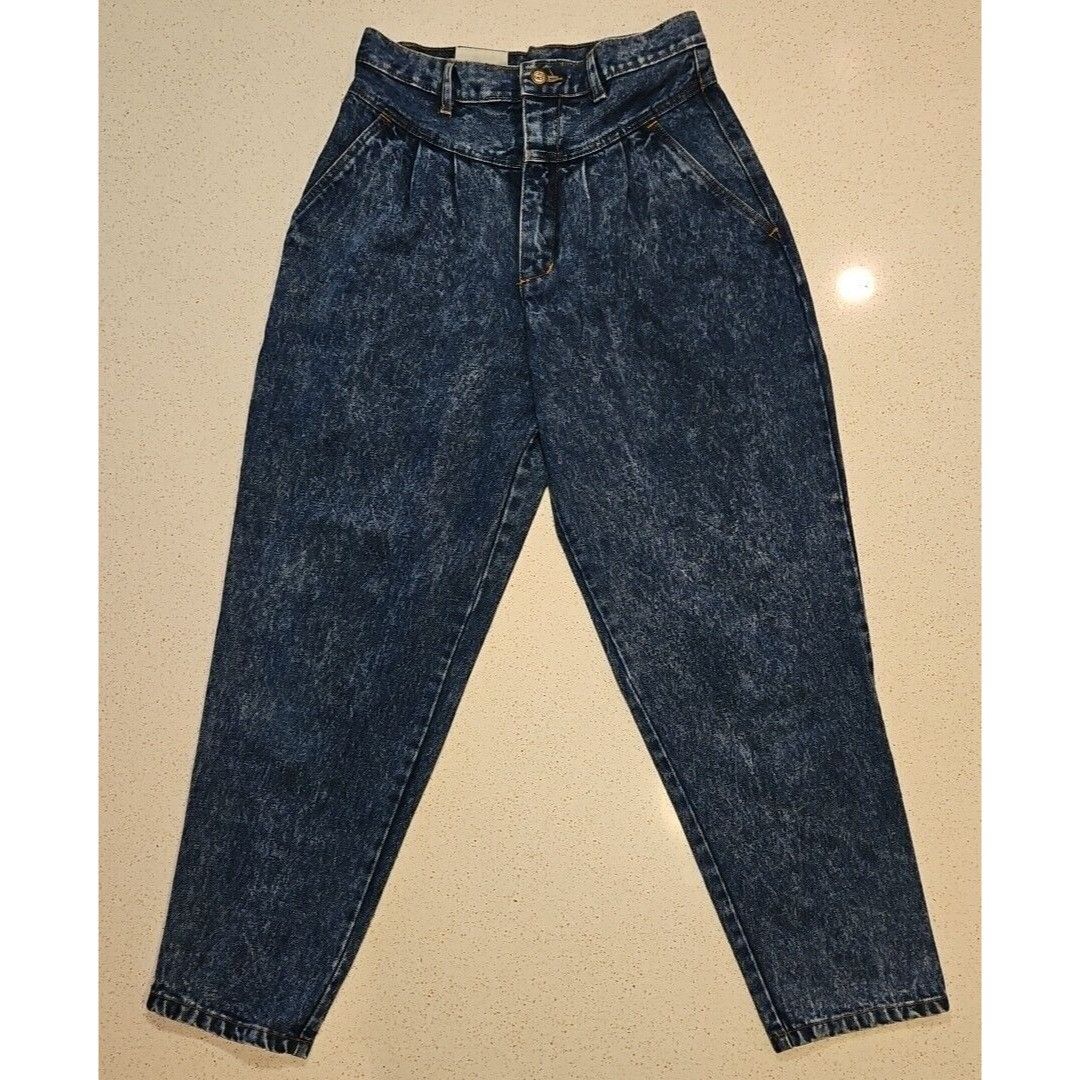 Bill Blass Bill Blass High Rise Baggy Jeans Womens 10 Petite Vintage Ac Size 32" / US 10 / IT 46 - 4 Thumbnail