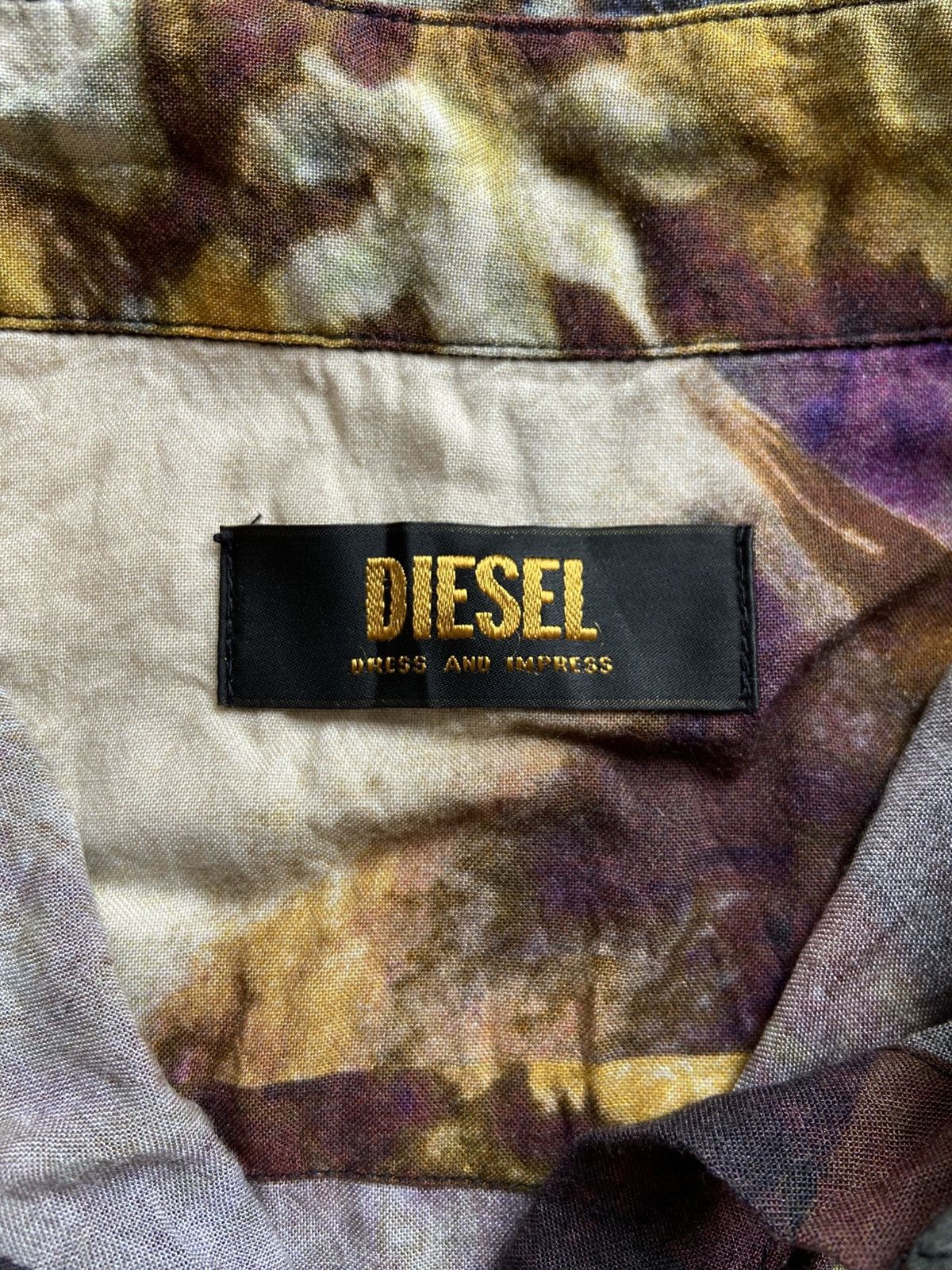 Diesel Diesel Flowers Long Sleeve Shirt Size US XS / EU 42 / 0 - 4 Thumbnail