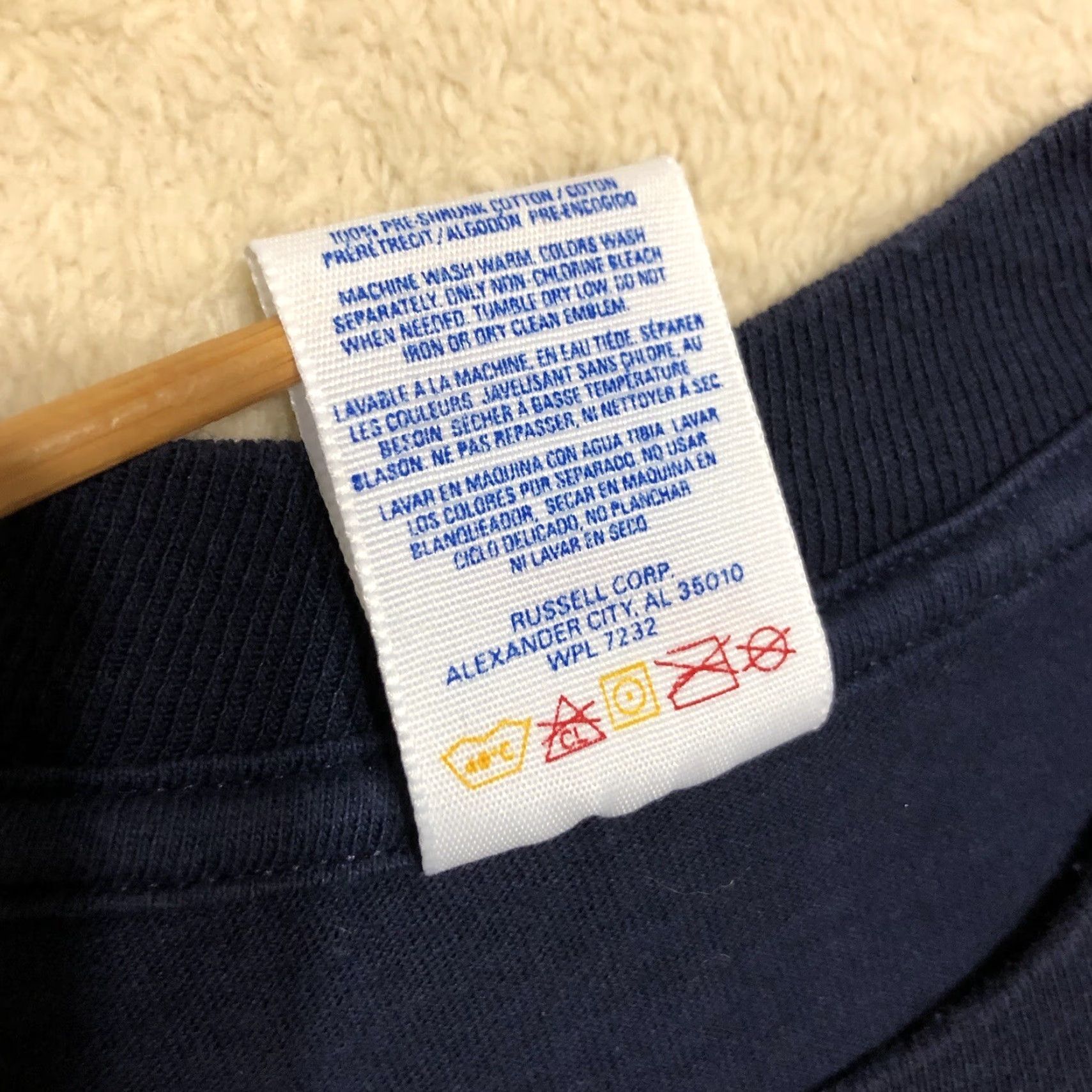 Jerzees VINTAGE Jerzees T-Shirt Intercourse Pennsylvania Navy Blue XL Mens Graphic 80s 90s USA Dynre Sales Co. Shirt Size US XL / EU 56 / 4 - 6 Thumbnail