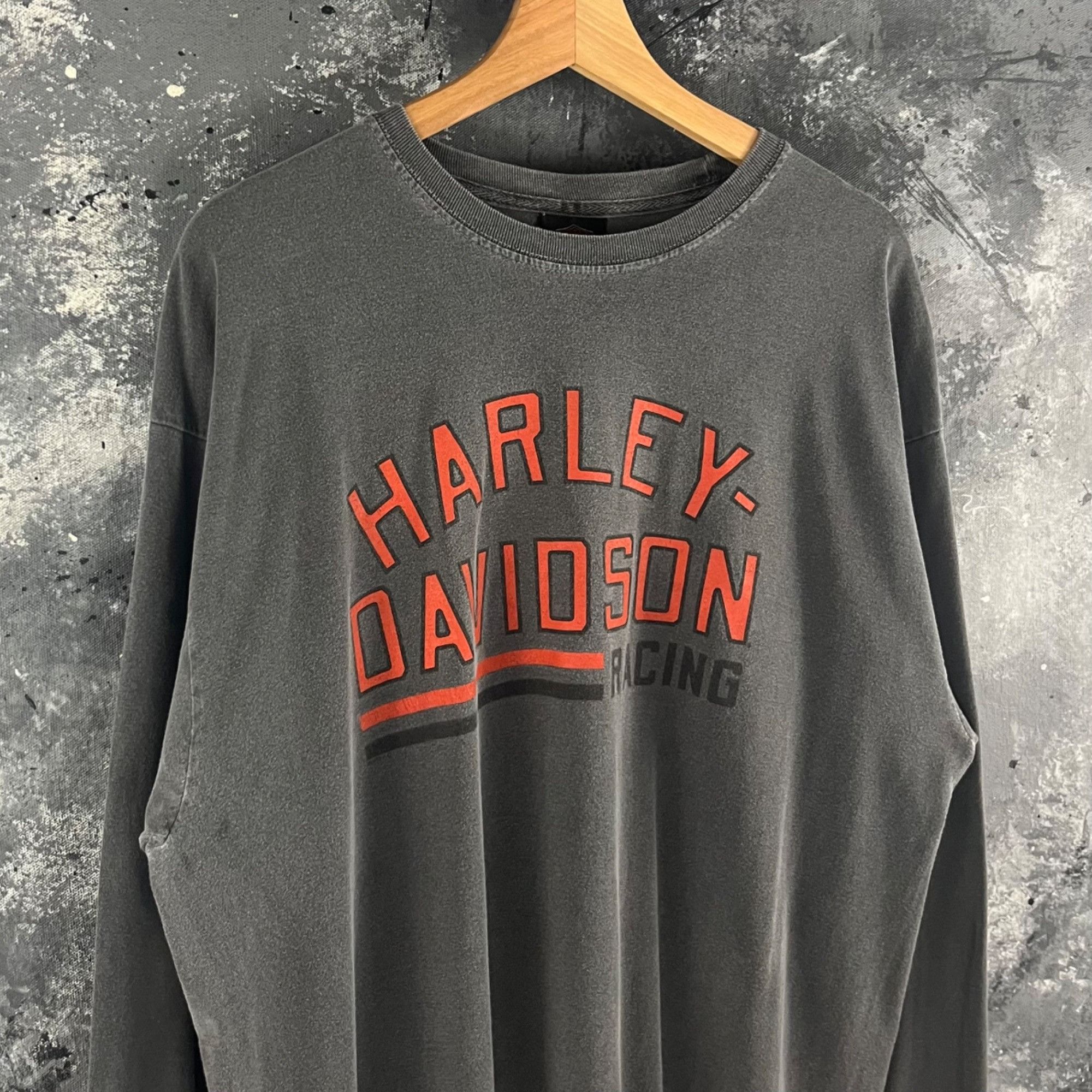 Harley Davidson × Vintage Vintage Harley Davidson long sleeve Size US XL / EU 56 / 4 - 3 Thumbnail