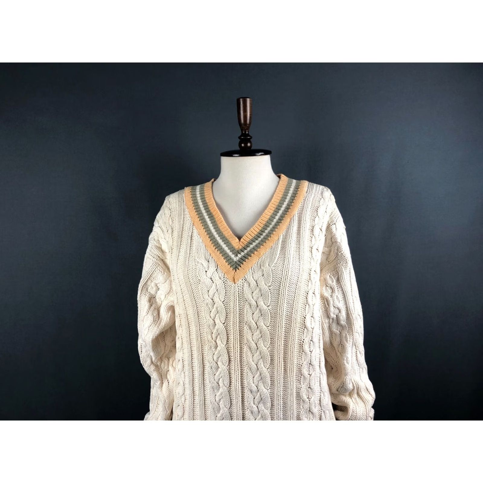 Gap Gap Pullover Womens S Ivory Cable Knit Cotton Women Size Size S / US 4 / IT 40 - 5 Thumbnail