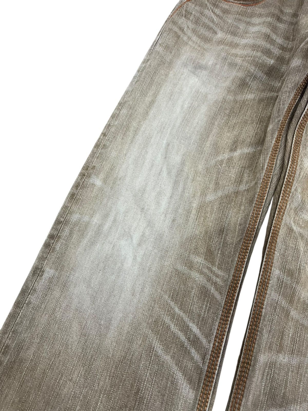 Edwin 💥Flare💥Vintage Edwin Exclusive Design Brown Faded Denim Jean Size US 32 / EU 48 - 7 Thumbnail