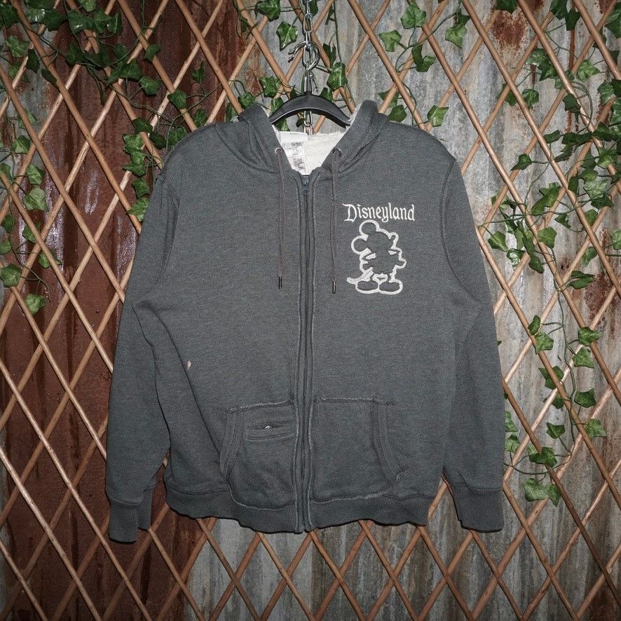 Disney XXL -Vintage Y2K Disneyland Mickey Mouse sherpa lined hoodie Size XXL / US 16-18 / IT 52-54 - 2 Thumbnail