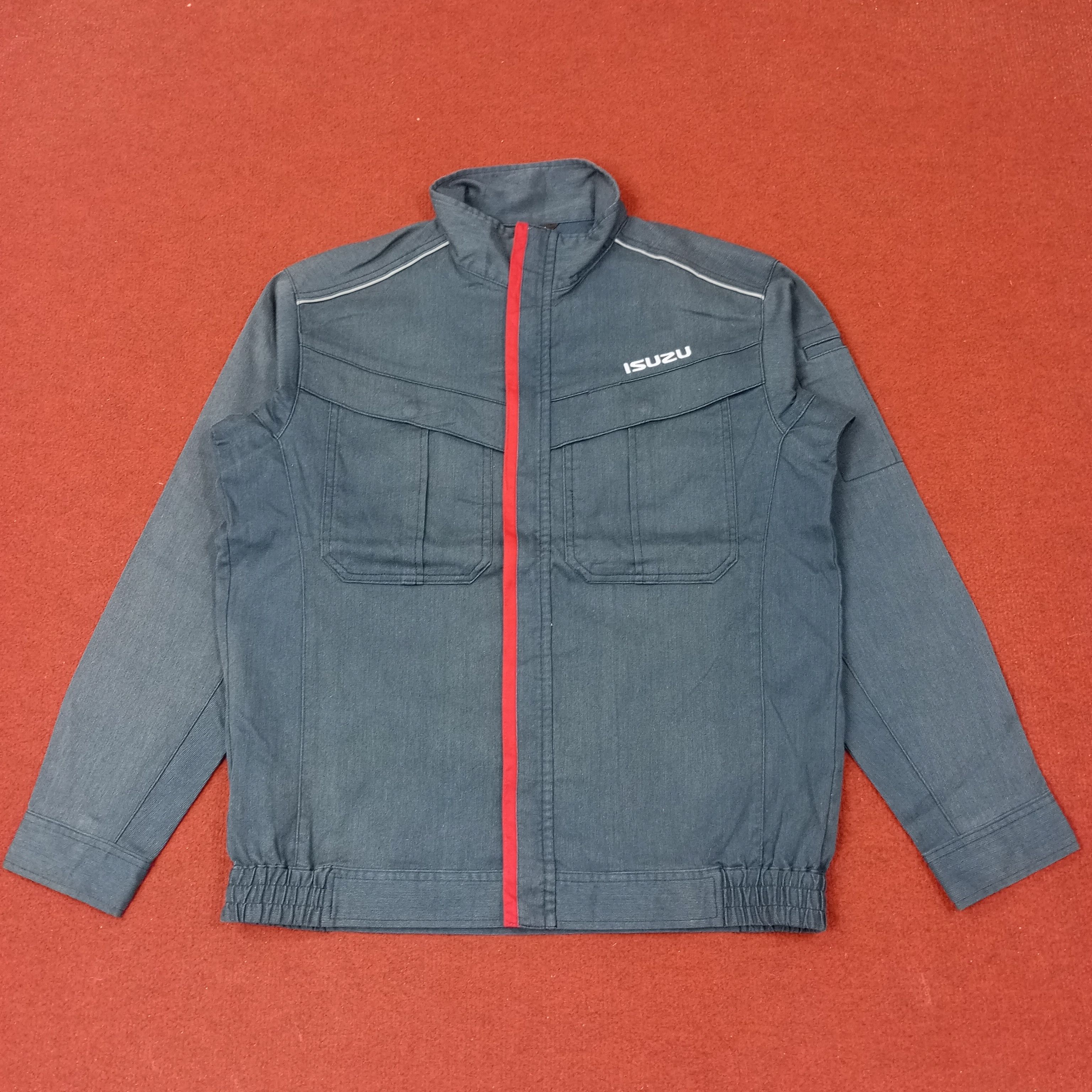 Vintage Isuzu Japanese Workwear Jacket c224n7 Size US M / EU 48-50 / 2 - 1 Thumbnail