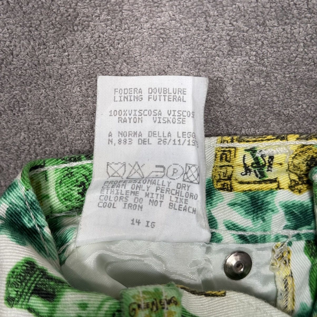 Versace × Versace Jeans Couture With Tag 1990s Versace Jeans Couture Perfume Bottle Print Size 28" / US 6 / IT 42 - 20 Thumbnail