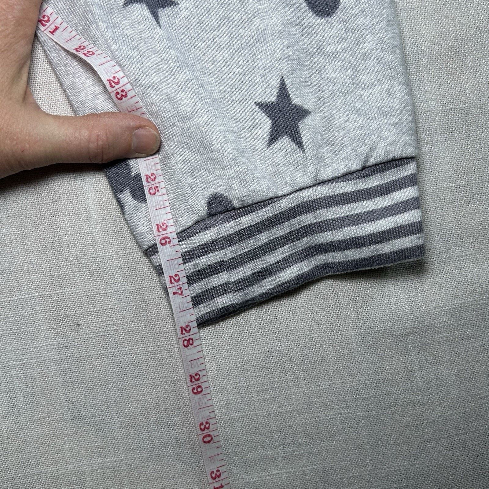 Disney Disney Long Sleeve Fleece Pajama Set Large Gray Cozy Warm Size ONE SIZE - 10 Thumbnail
