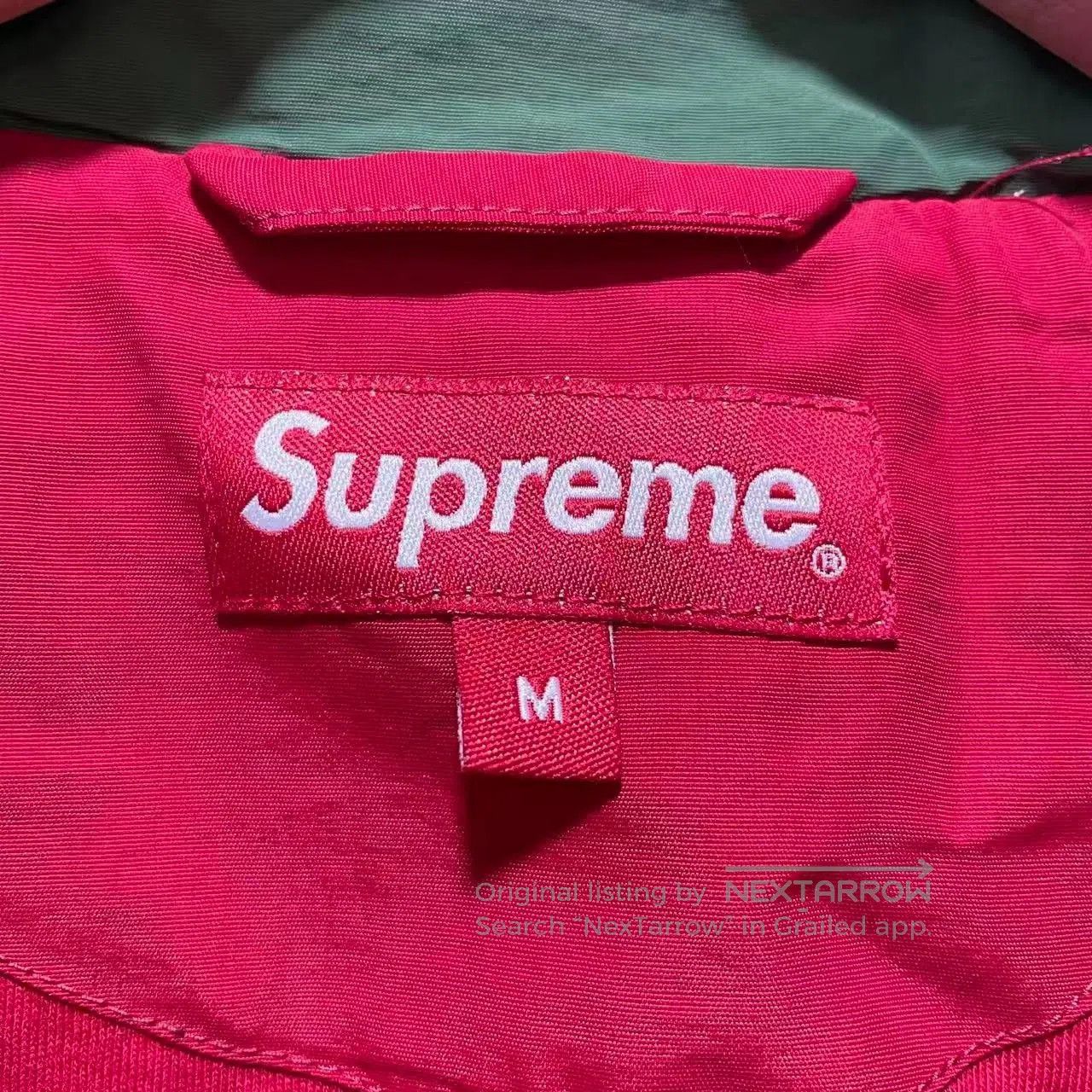 Supreme Supreme Red Green Shoulder Logo Jacket. Size US M / EU 48-50 / 2 - 3 Thumbnail