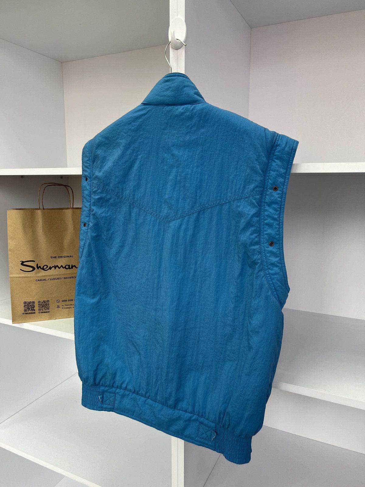 Adidas × Designer × Vintage Vintage 90’s Adidas Nylon Vest Size US XS / EU 42 / 0 - 18 Thumbnail