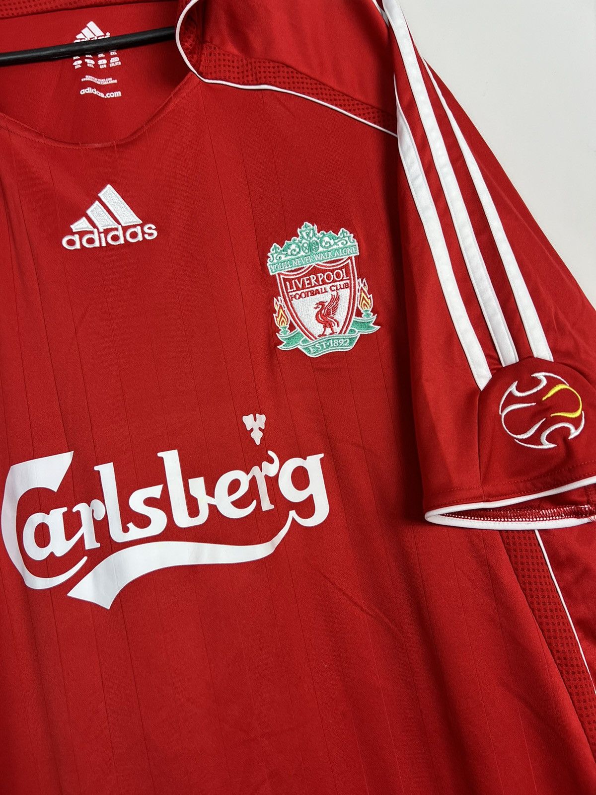 Adidas Adidas Liverpool 2007/2008 Soccer Jersey Size US XXL / EU 58 / 5 - 2 Thumbnail