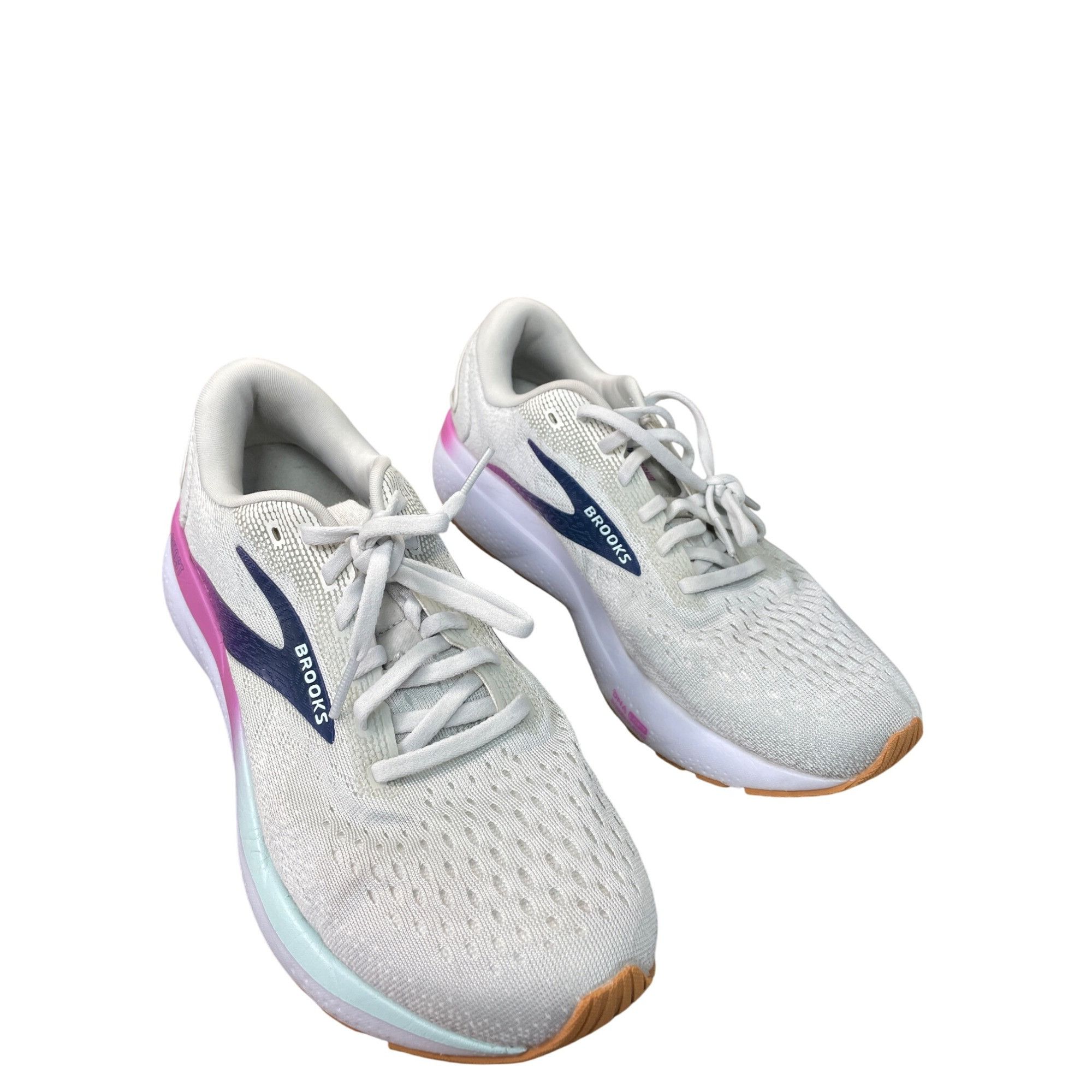 Brooks Brooks Ghost 16 Womens beige pink running Sneakers Size 9B S Size US 9 / IT 39 - 16 Thumbnail