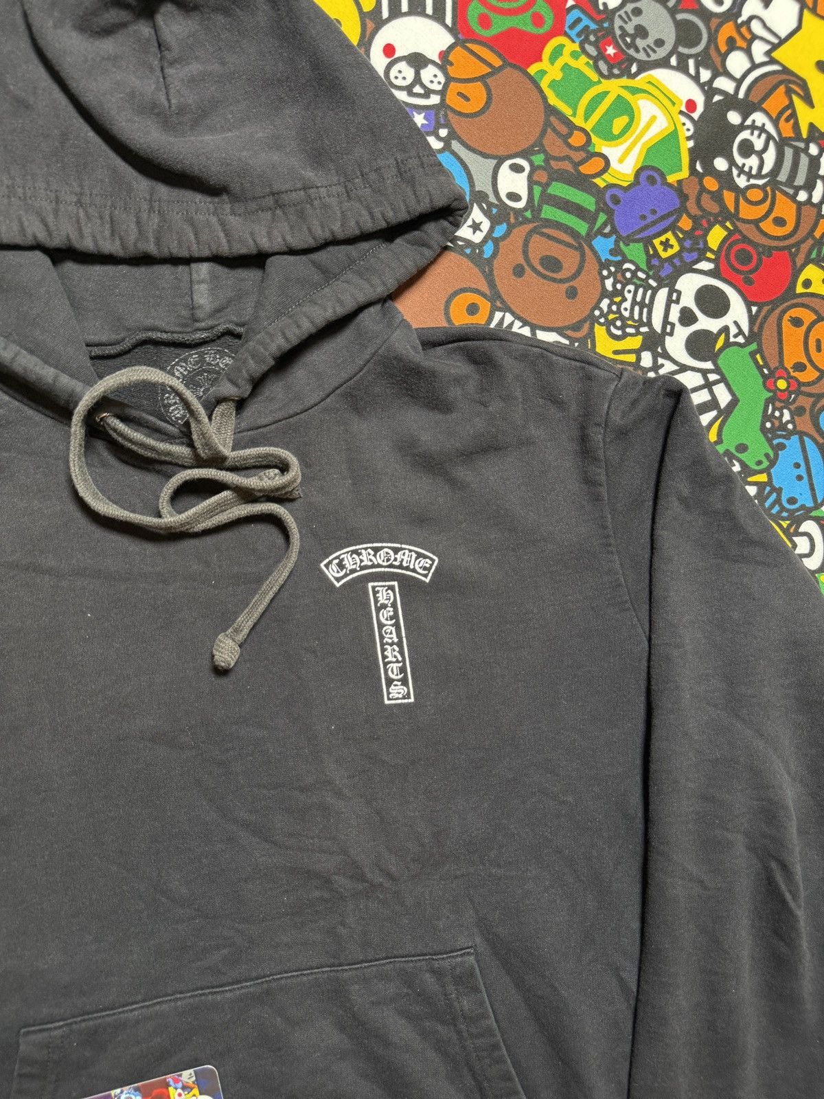 Chrome Hearts Chrome Hearts Black Script Logo Pullover Hoodie Size US M / EU 48-50 / 2 - 4 Thumbnail