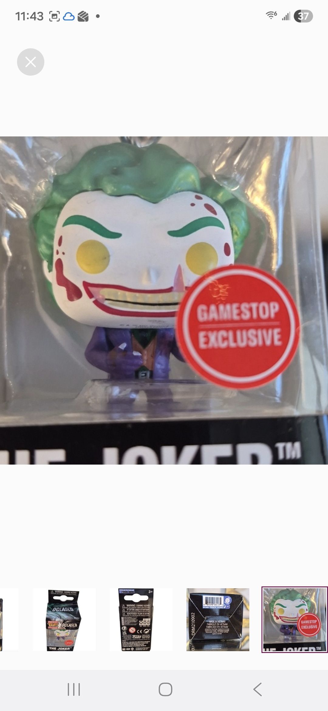 Other Funko × DC Dceased THE JOKER Pocket POP Keychain Size ONE SIZE - 5 Thumbnail