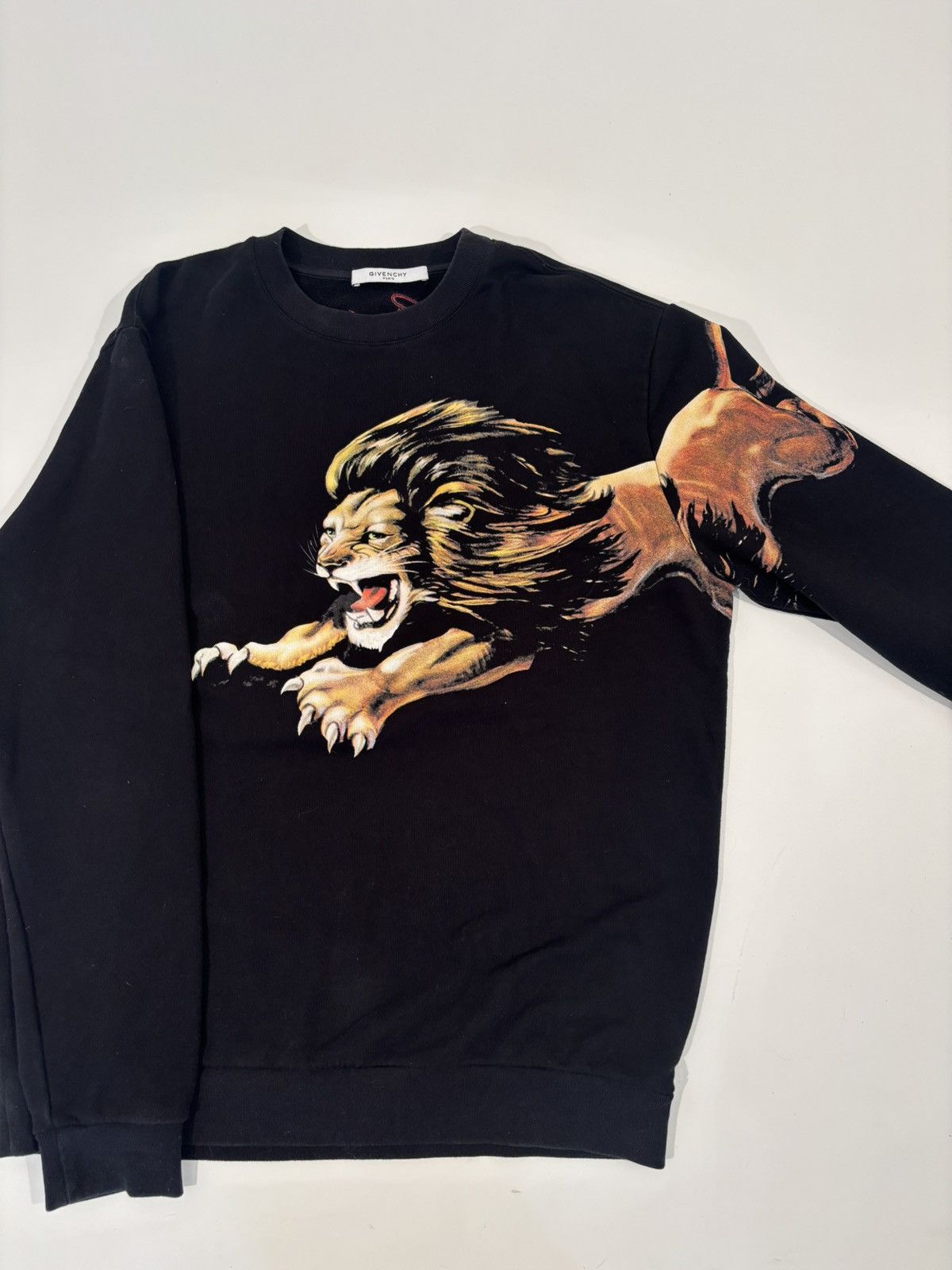 Givenchy Givenchy Lion Crewneck Jumper - Rare Size US XL / EU 56 / 4 - 1 Thumbnail