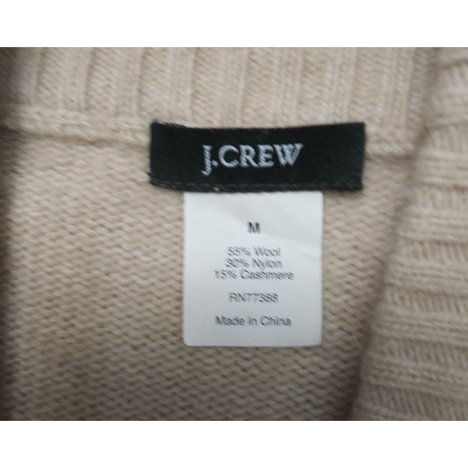 J.Crew J. Crew Knit Cashmere Wool Blend Cardigan Sweater Fisherman Size M / US 6-8 / IT 42-44 - 4 Thumbnail