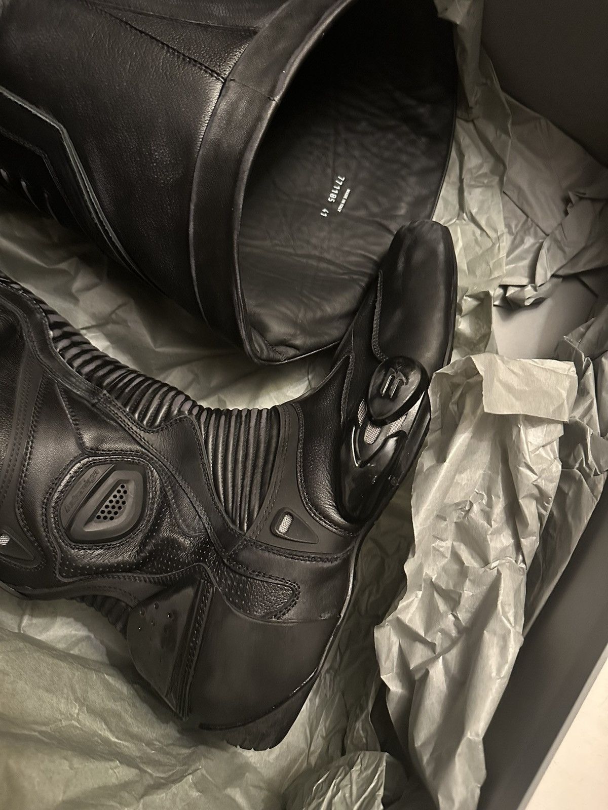 Balenciaga Balenciaga Biker Over-the-Knee Boots Motocross Size 41 EUR Size US 8 / EU 41 - 3 Thumbnail