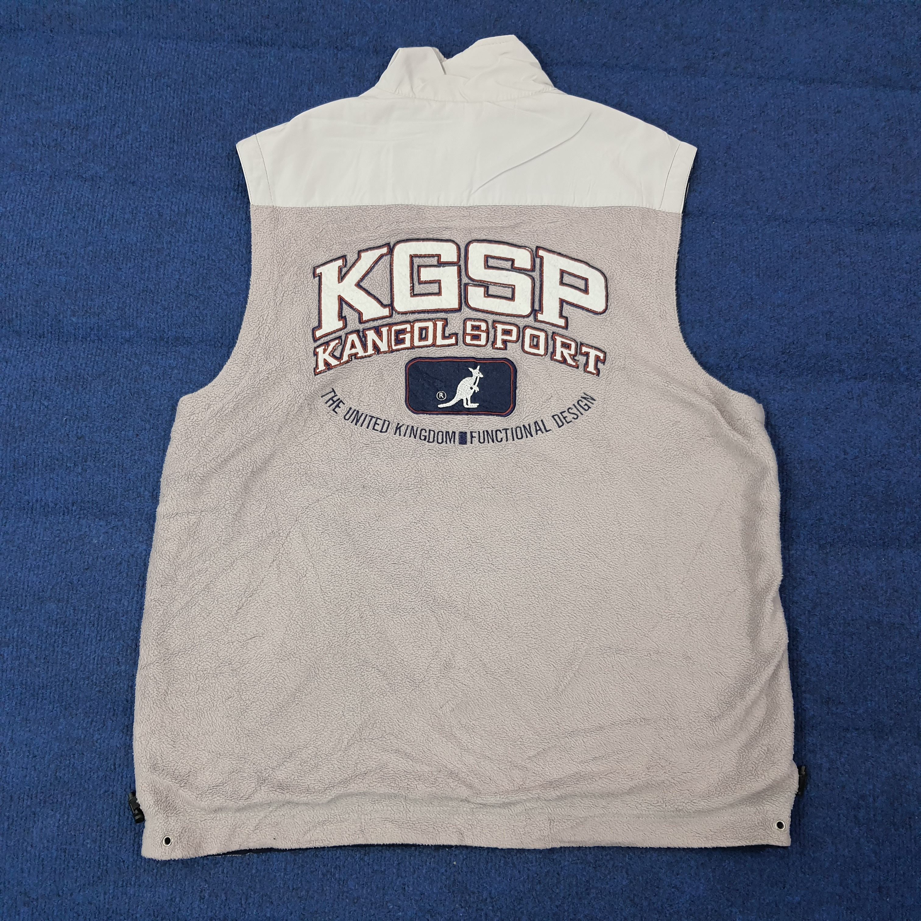 Kangol Vintage KGSP Kangol Sports Reversible Fleece Jacket C267N9 Size US M / EU 48-50 / 2 - 1 Thumbnail